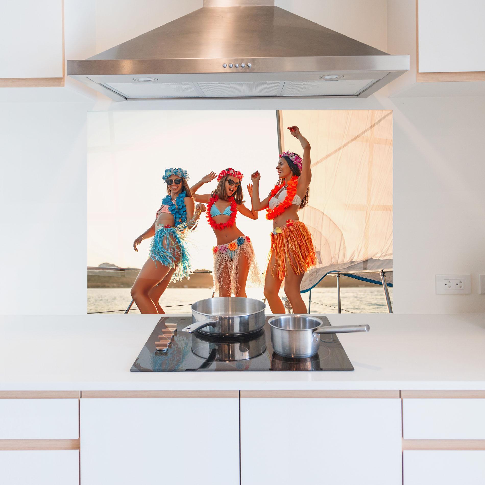 Panou Sticla Bucatarie Summer Party mockup 5