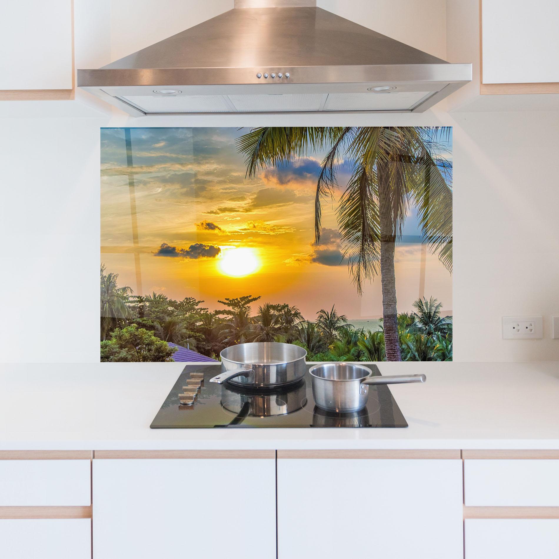 Panou Sticla Bucatarie Summer View mockup 5