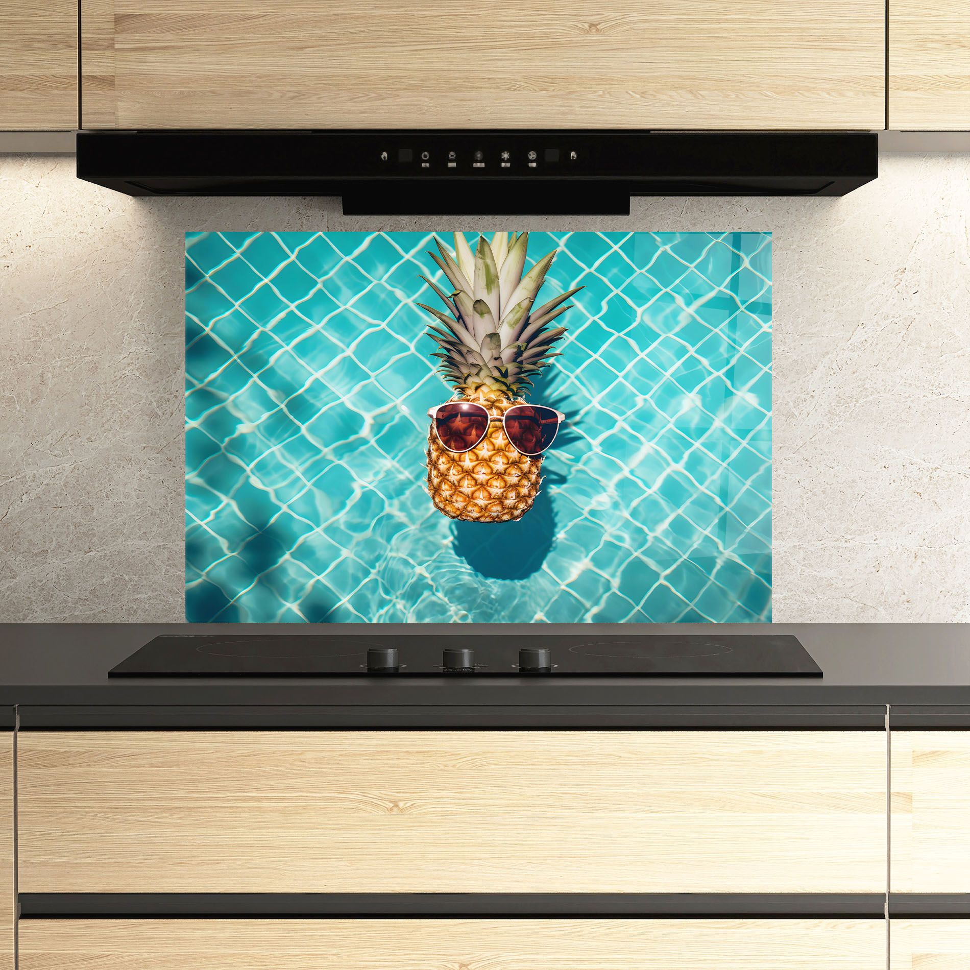 Pineapple In Pool mockup 3
