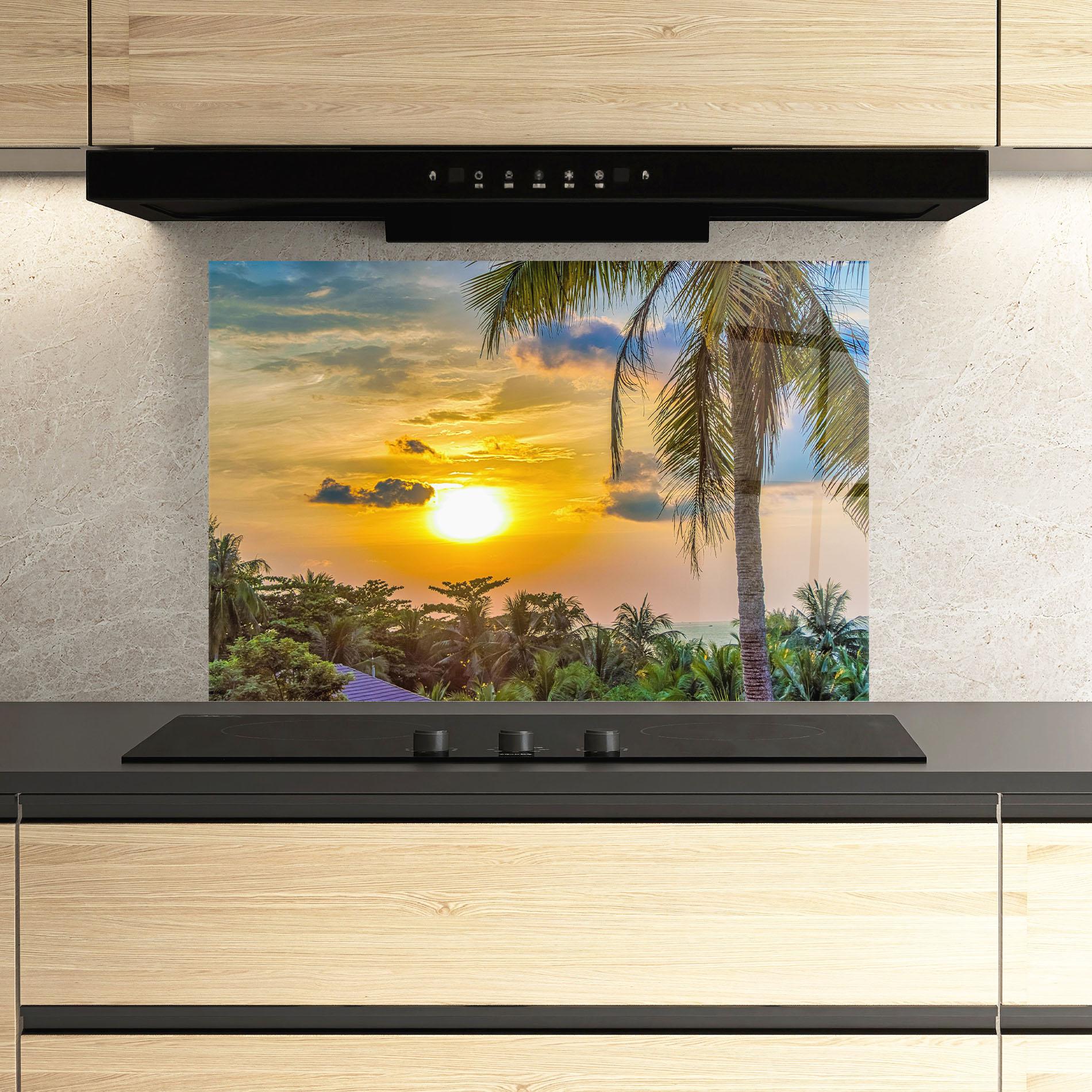 Panou Sticla Bucatarie Summer View mockup 3