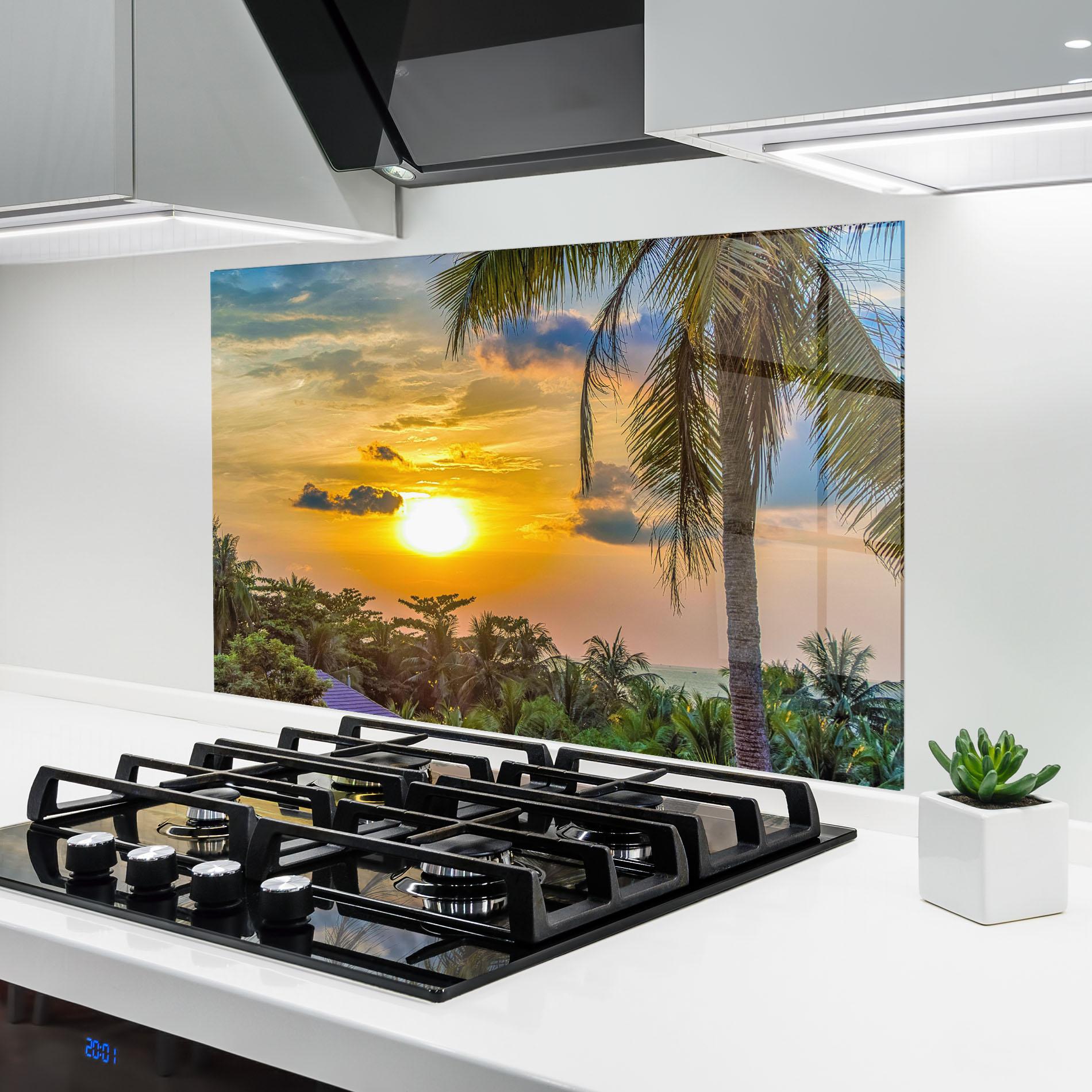 Panou Sticla Bucatarie Summer View mockup 6