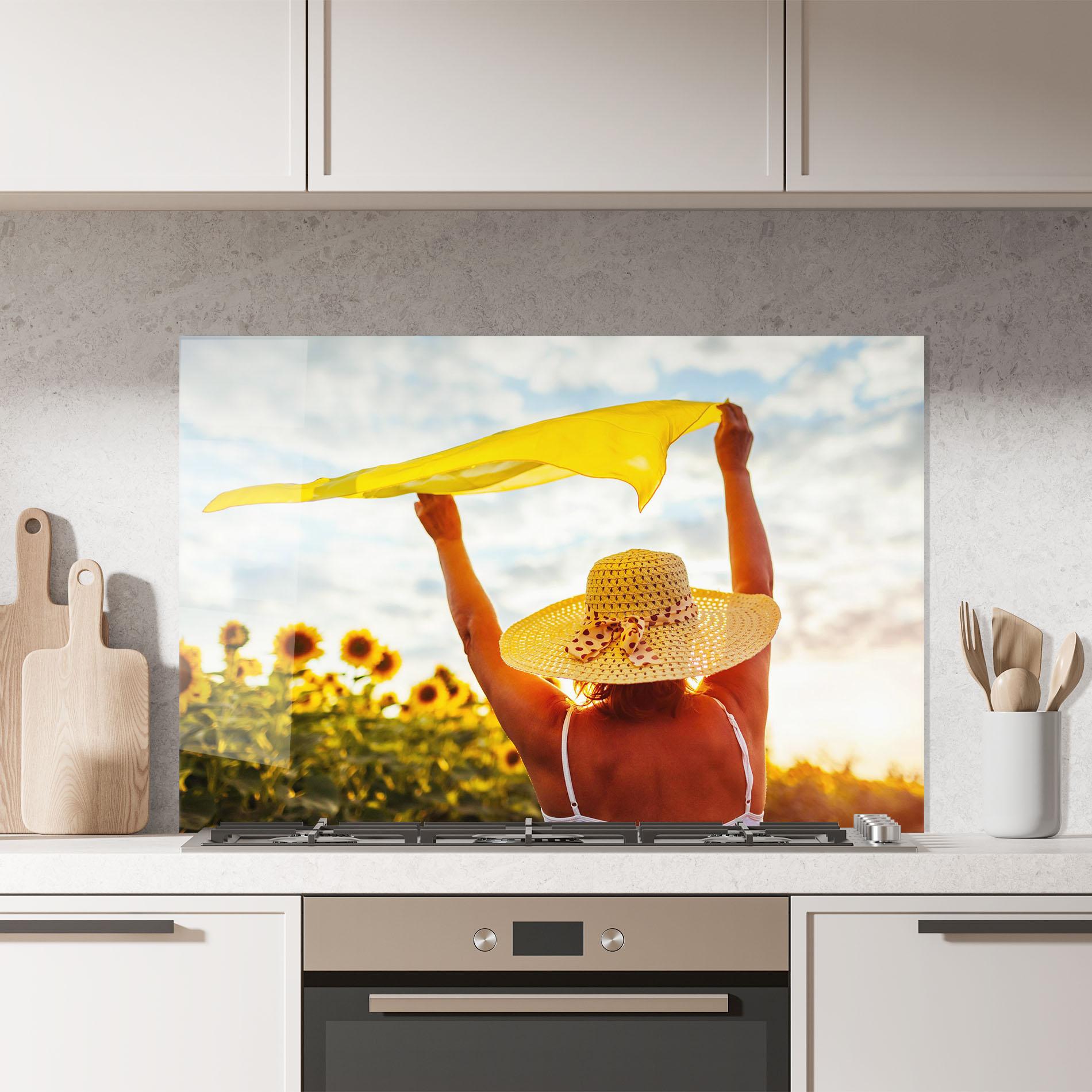 Panou Sticla Bucatarie Senior Woman Summer mockup 7