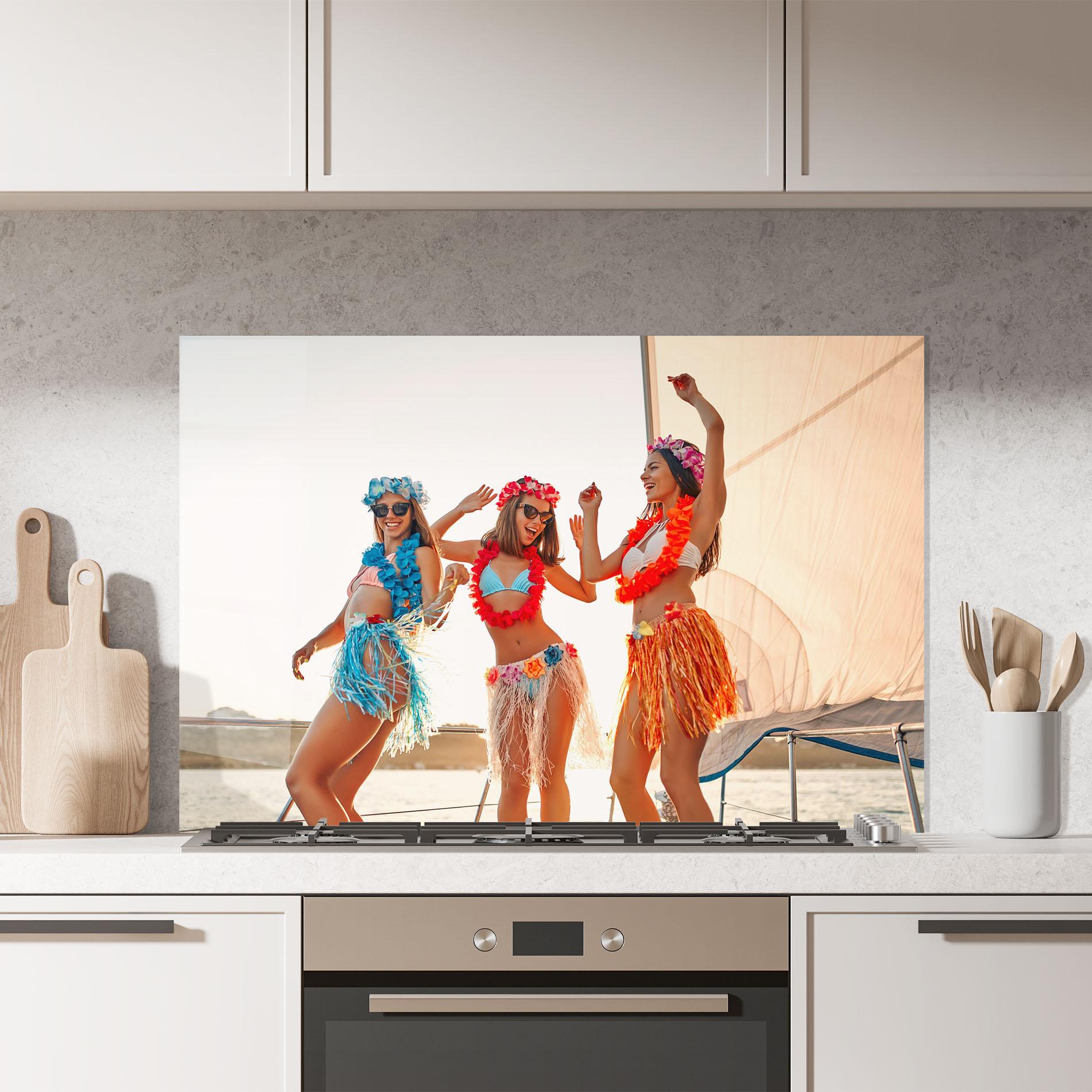 Panou Sticla Bucatarie Summer Party mockup 7