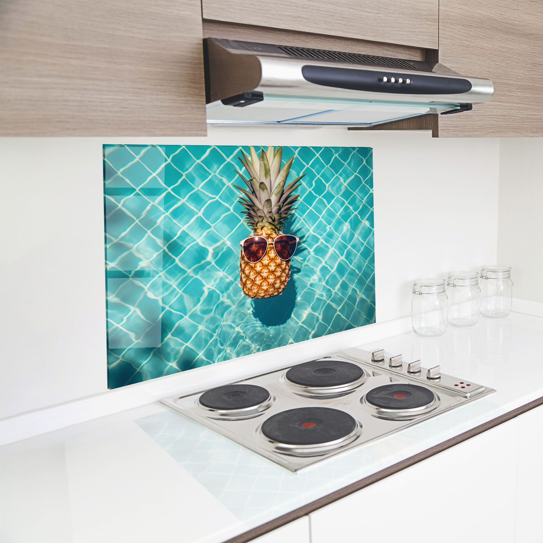 Pineapple In Pool mockup 8