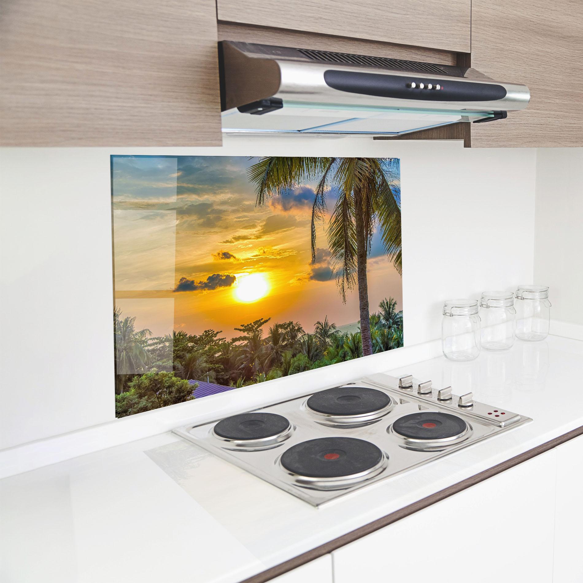 Panou Sticla Bucatarie Summer View mockup 8