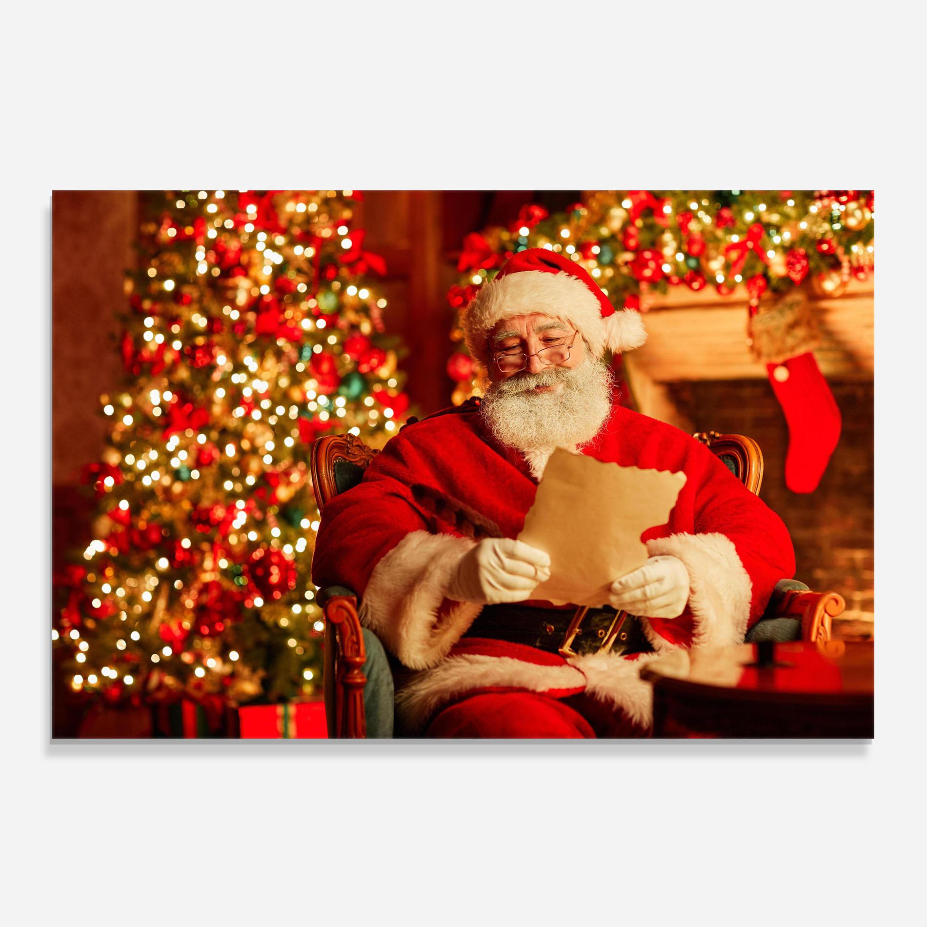 Panou Sticla Bucatarie Reading Christmas Letter mockup 0