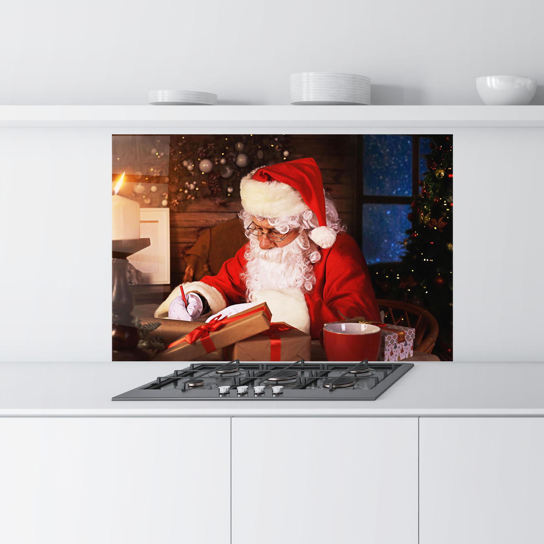 Panou Sticla Bucatarie Answering Christmas Letters mockup 9