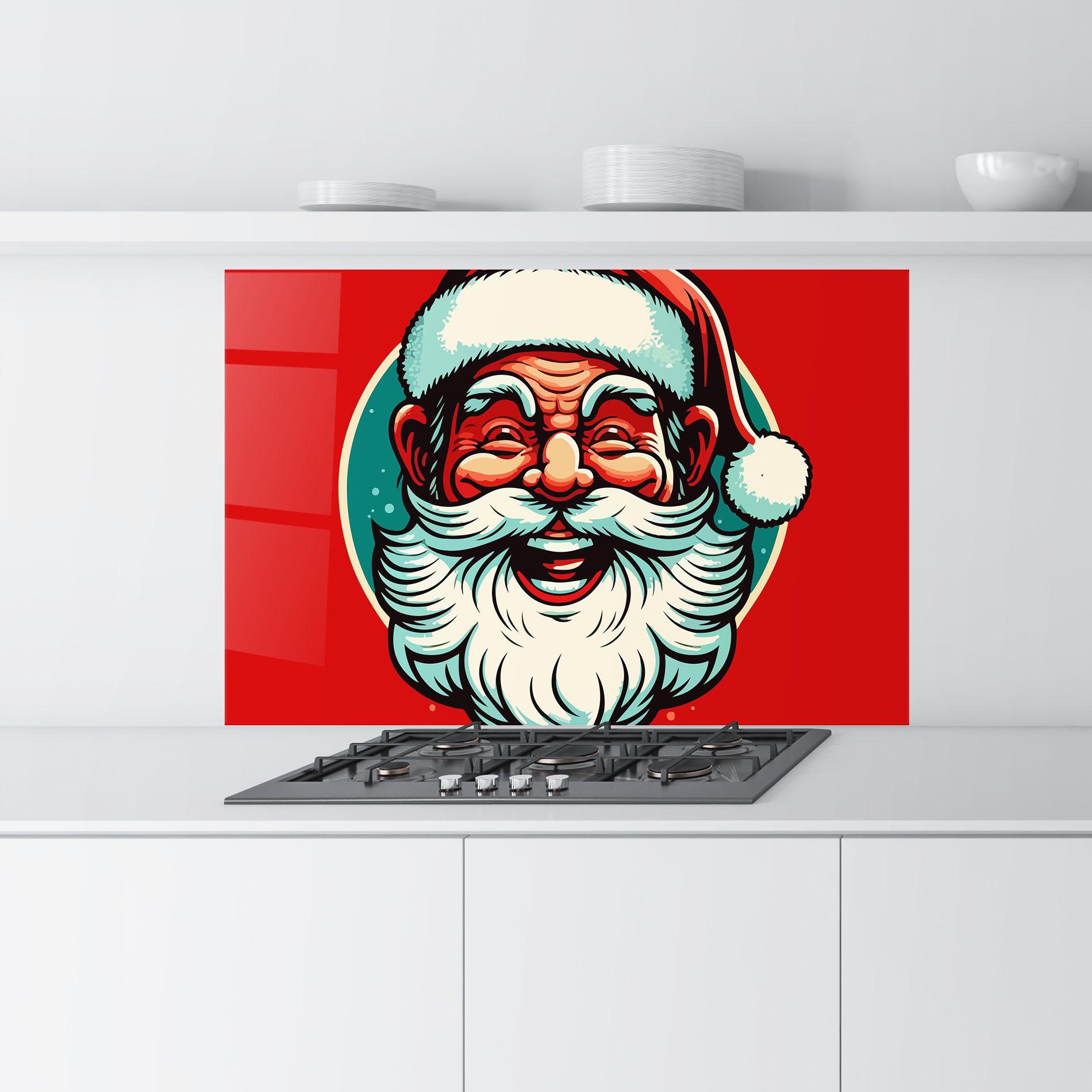 Panou Sticla Bucatarie Crazy Smile mockup 9