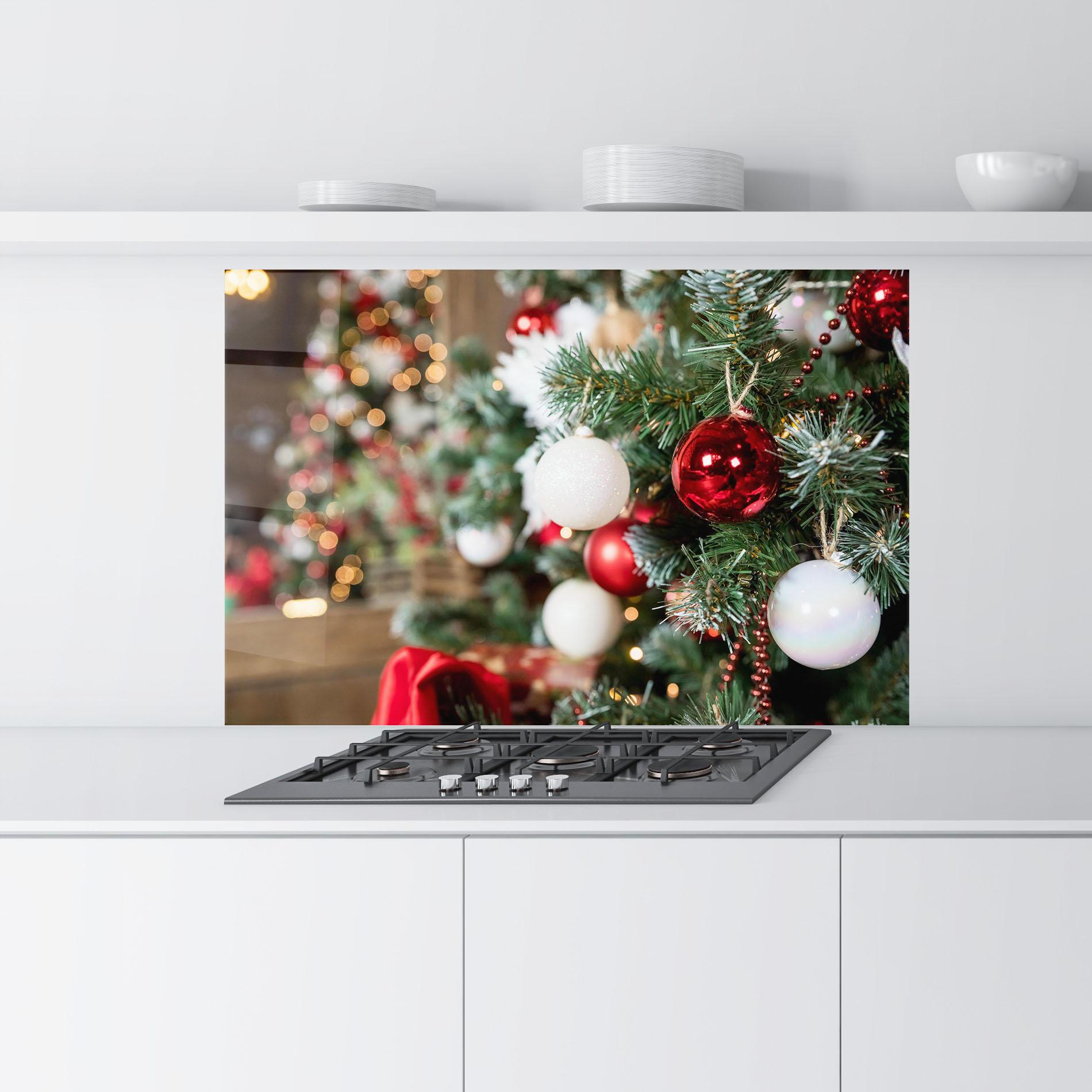 Panou Sticla Bucatarie Magic Christmas Home mockup 9