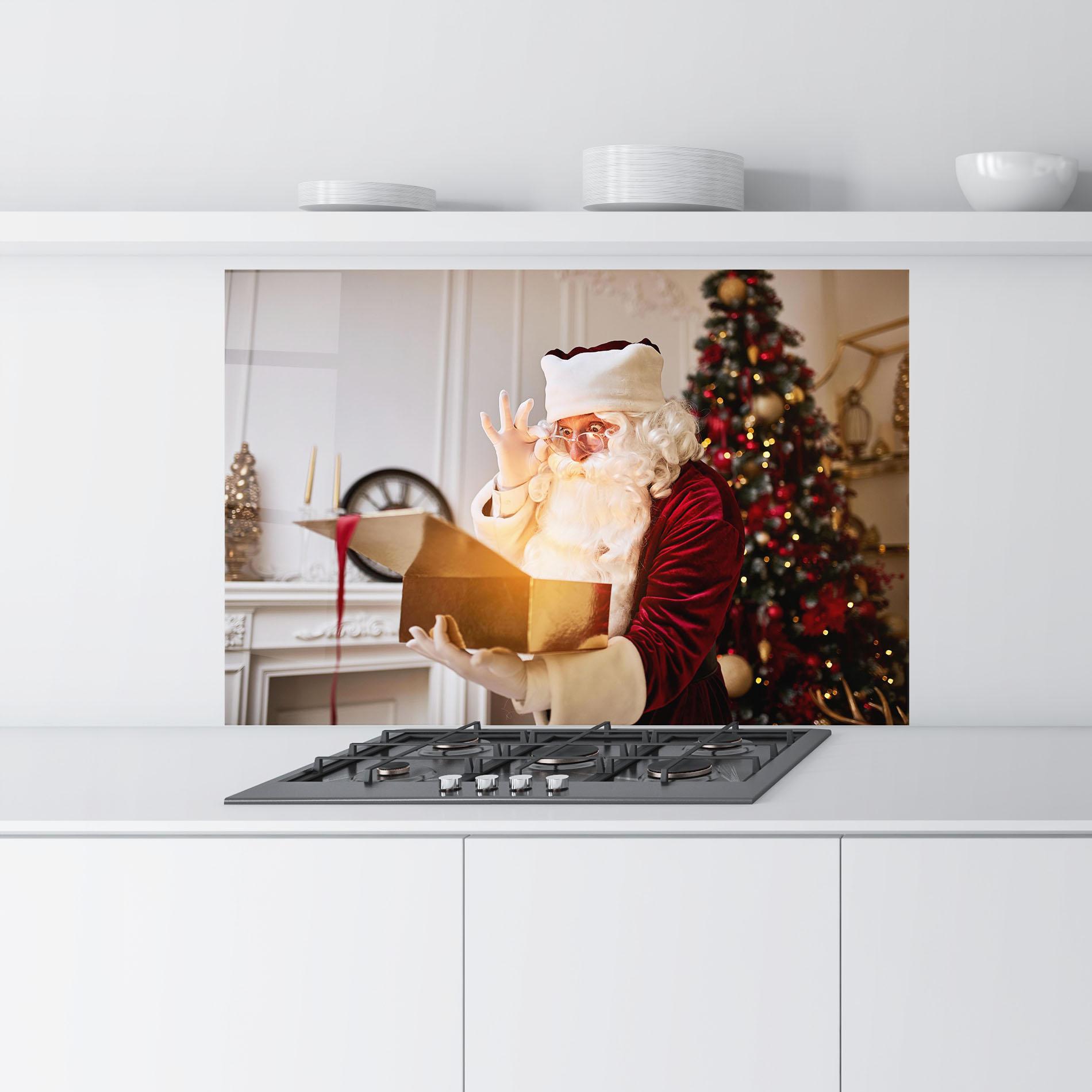 Panou Sticla Bucatarie Magical Glowing Gift mockup 9