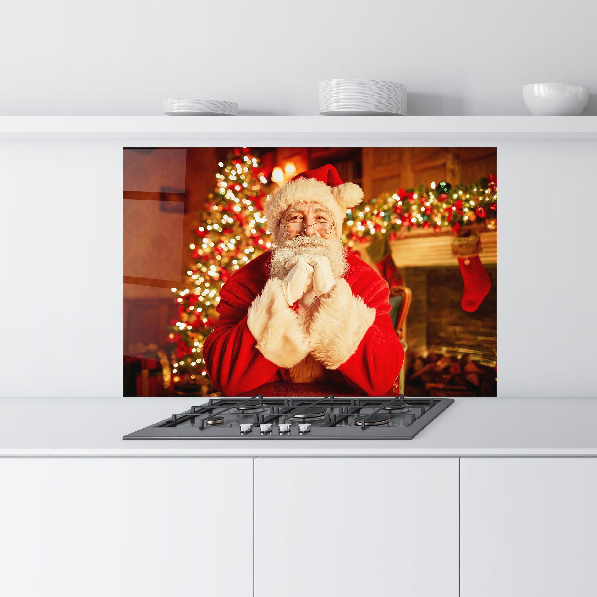 Panou Sticla Bucatarie Traditional Santa mockup 9
