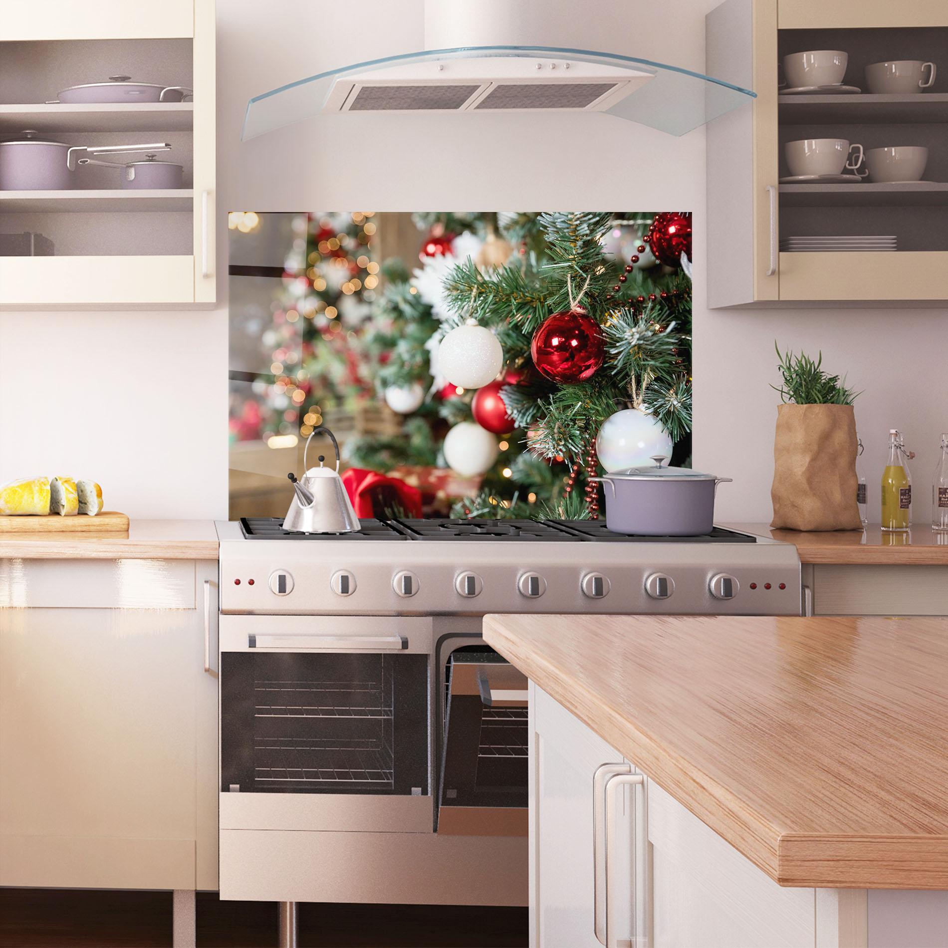 Panou Sticla Bucatarie Magic Christmas Home mockup 1