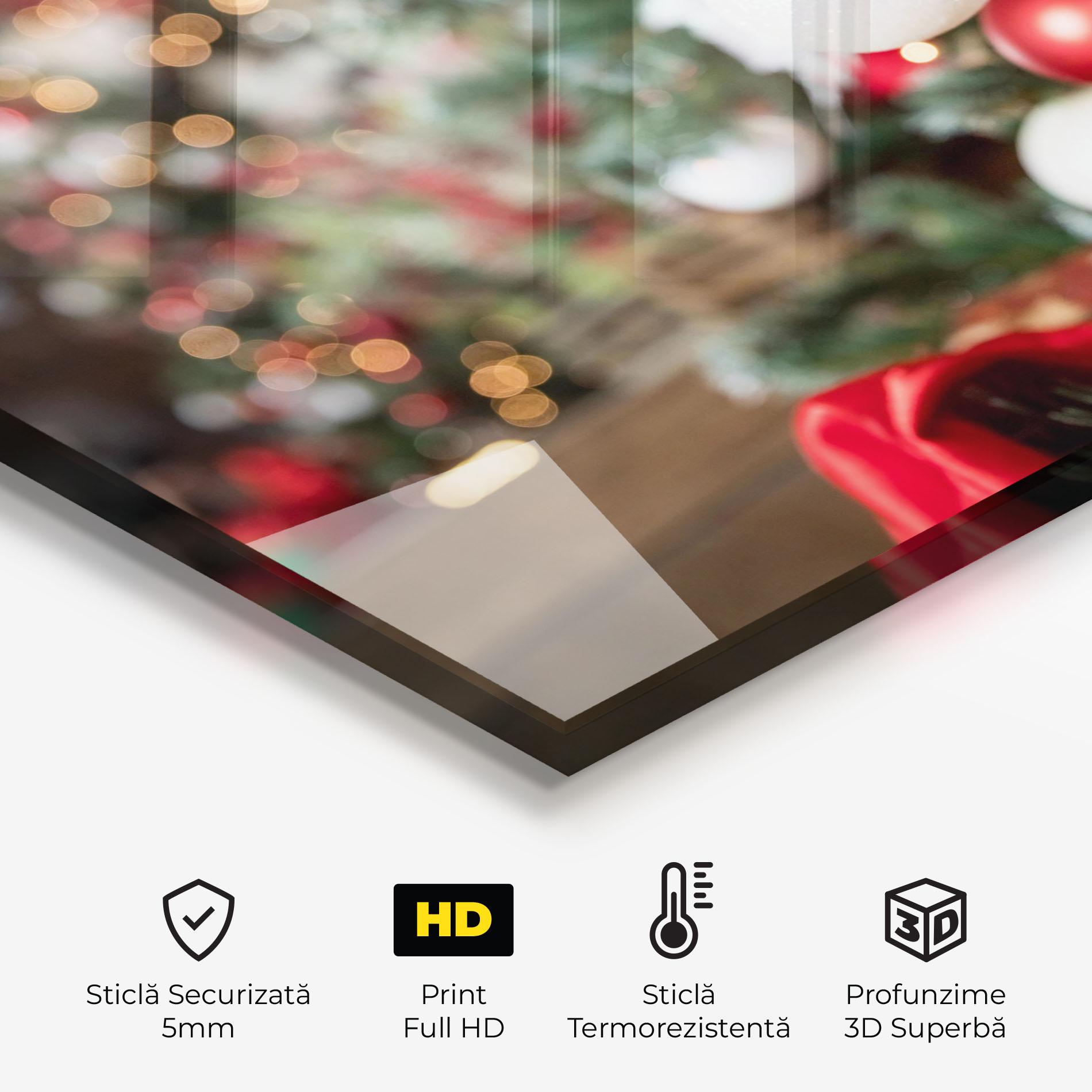 Panou Sticla Bucatarie Magic Christmas Home mockup 2