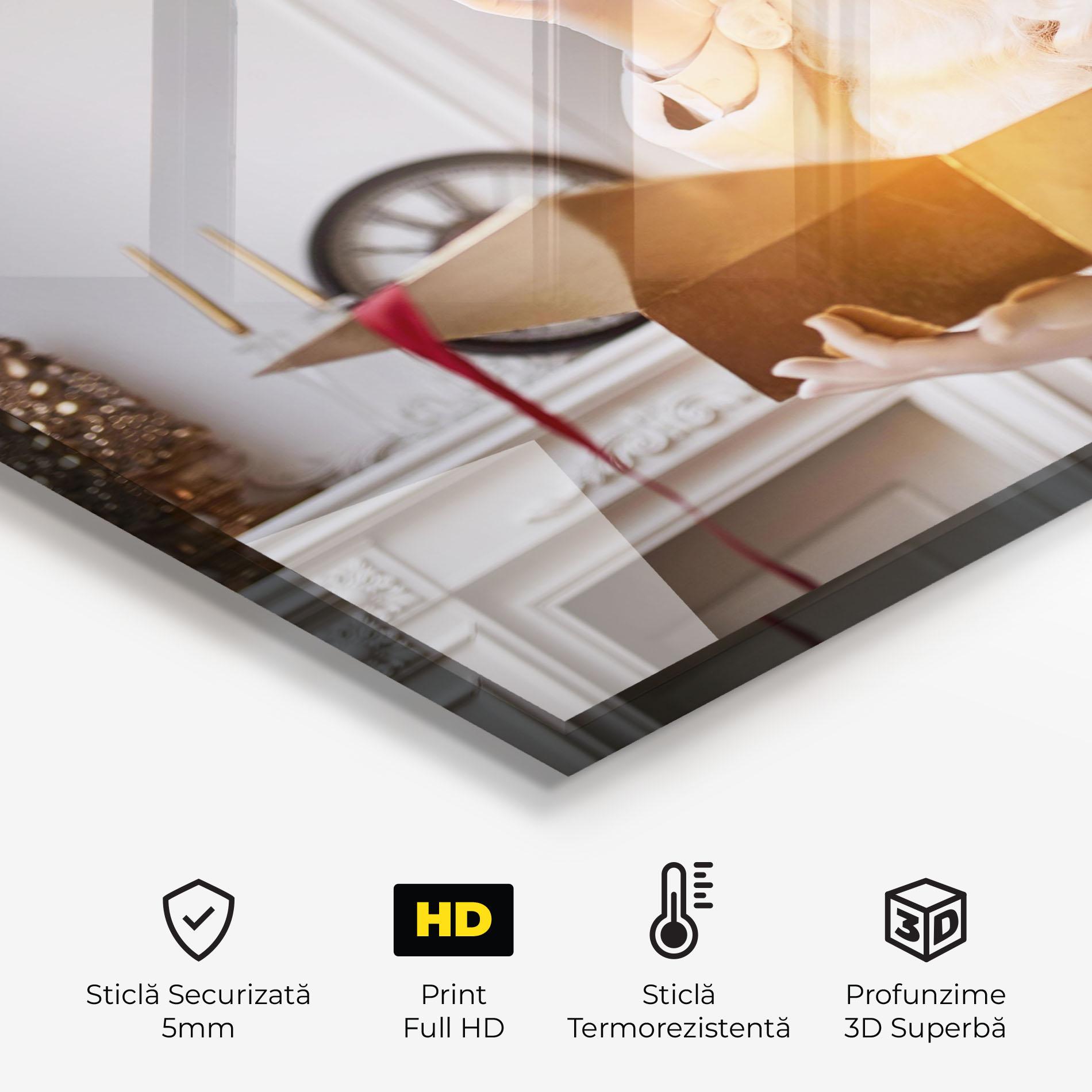 Panou Sticla Bucatarie Magical Glowing Gift mockup 2