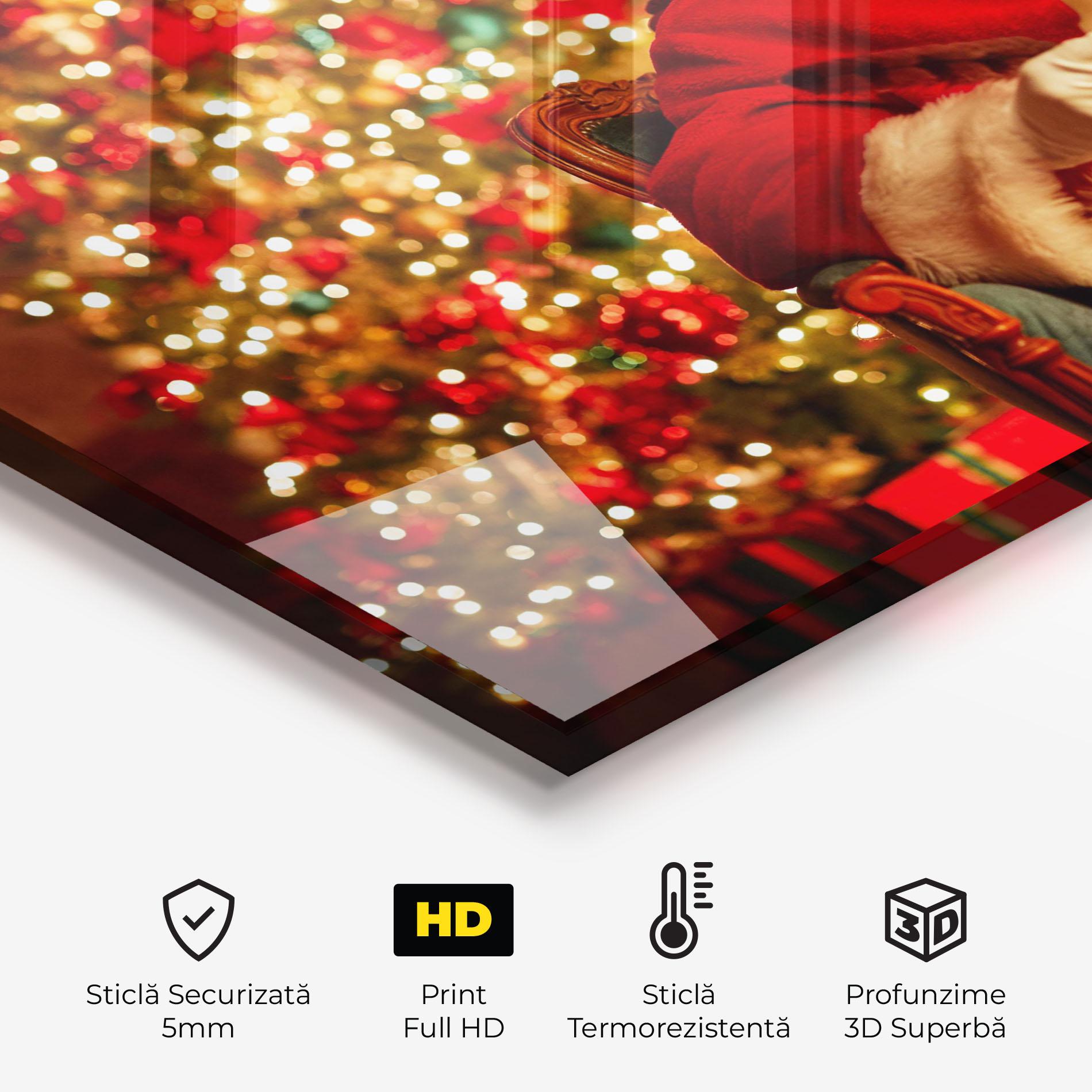 Panou Sticla Bucatarie Reading Christmas Letter mockup 2