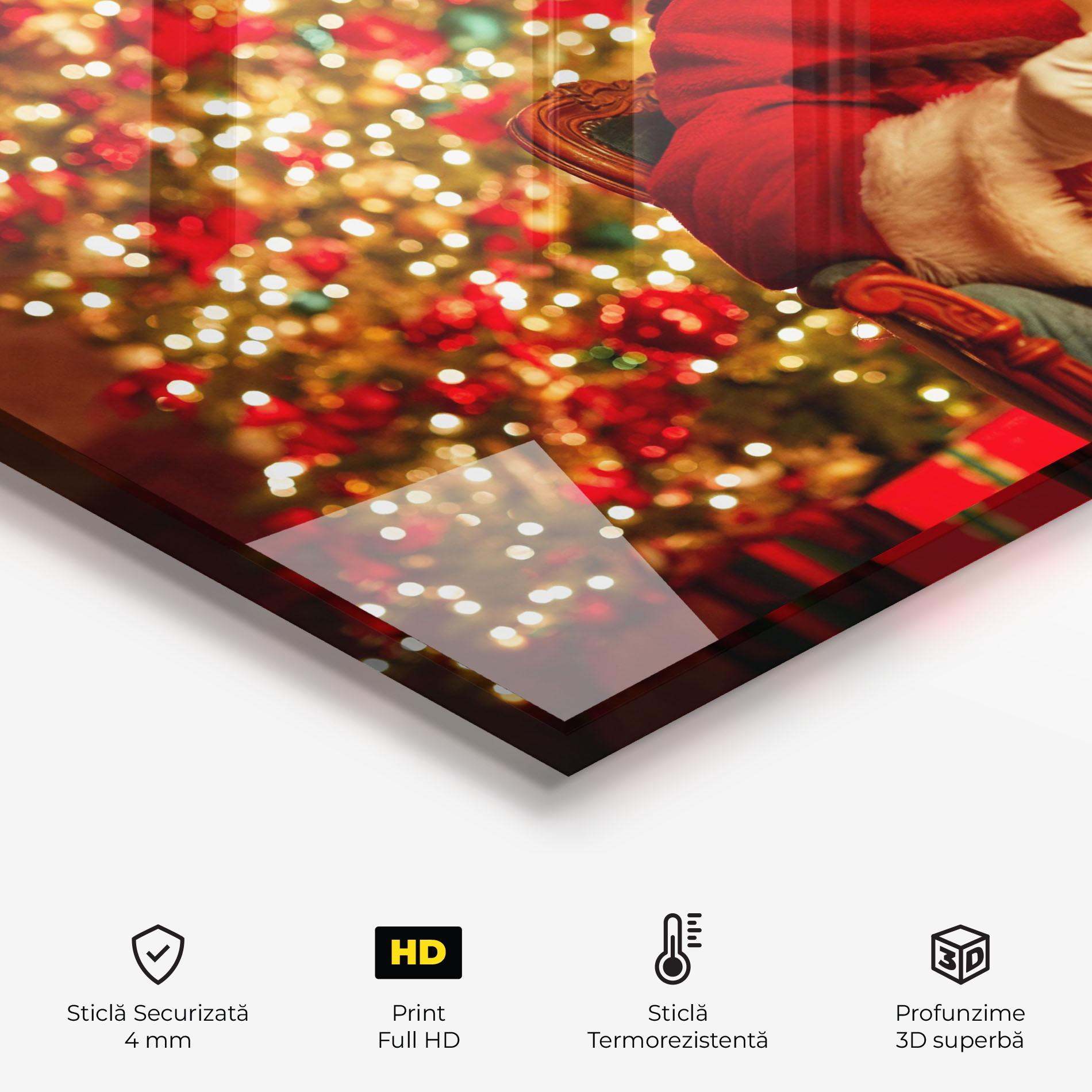 Panou Sticla Bucatarie Reading Christmas Letter mockup 2