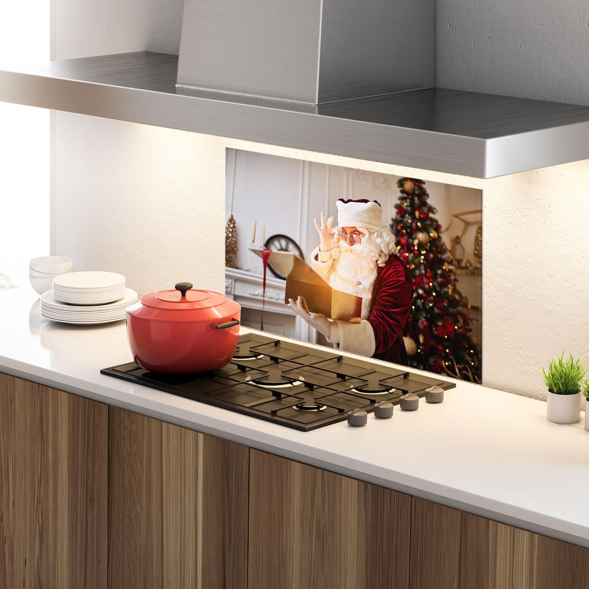 Panou Sticla Bucatarie Magical Glowing Gift mockup 4