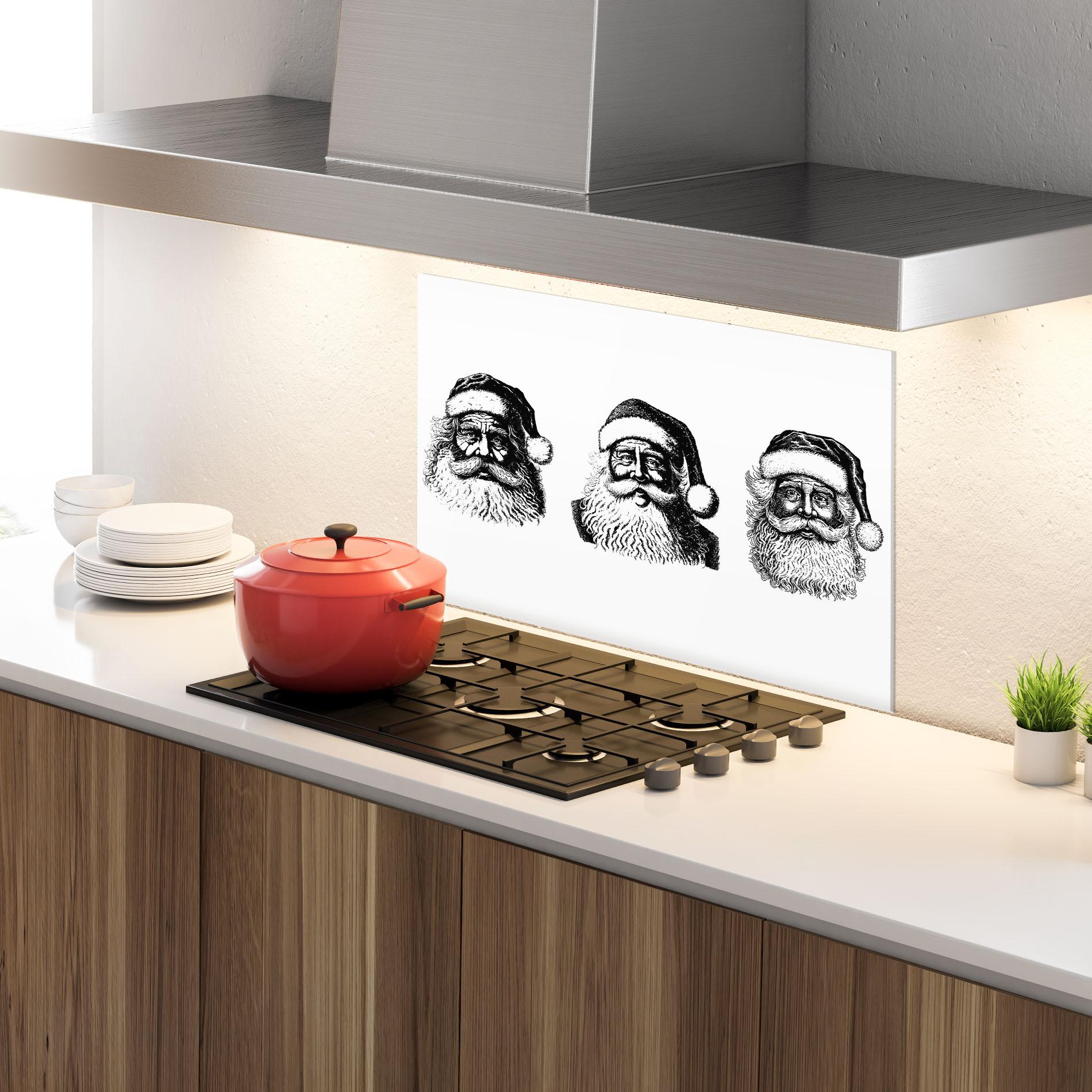 Panou Sticla Bucatarie Santa Draw mockup 4