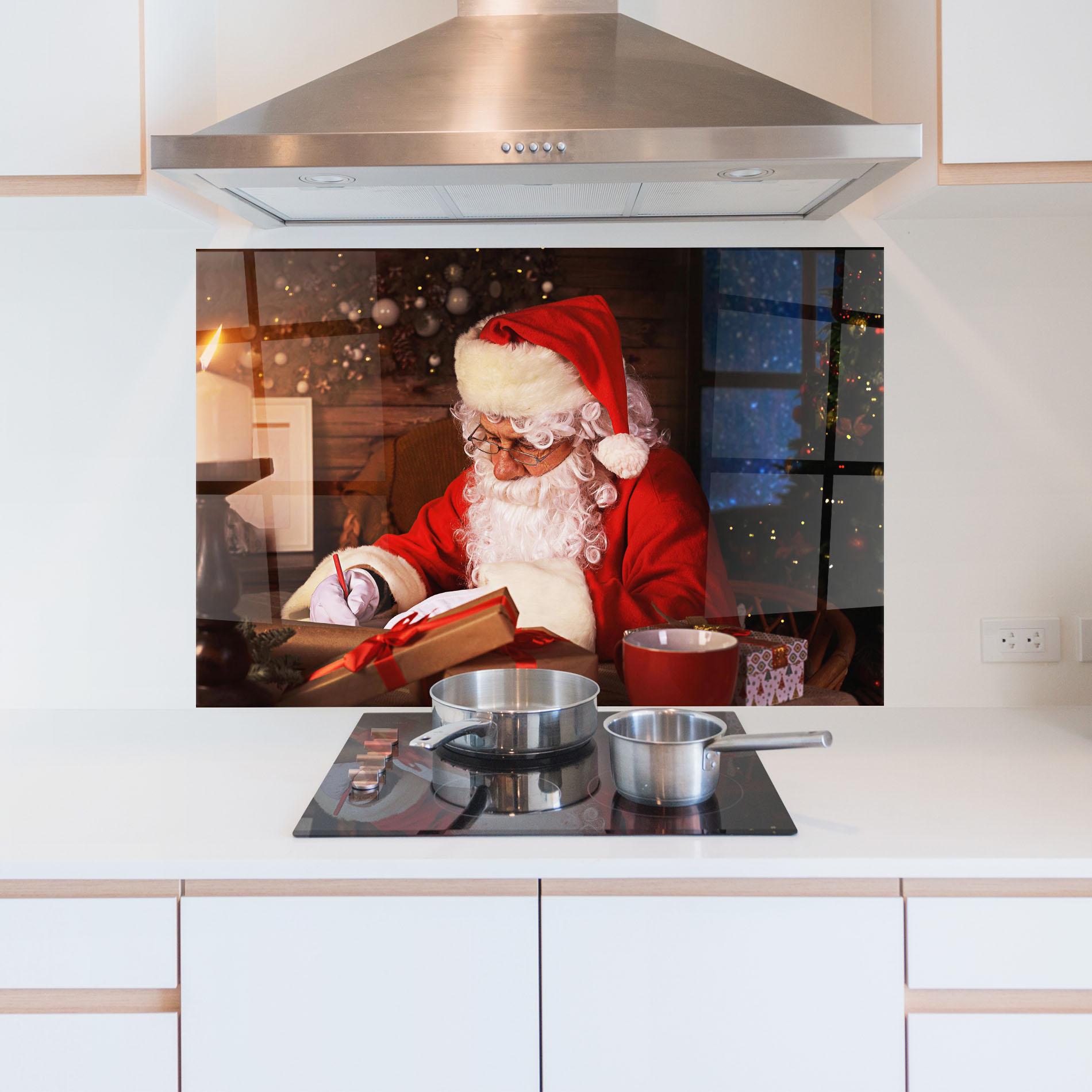 Panou Sticla Bucatarie Answering Christmas Letters mockup 5