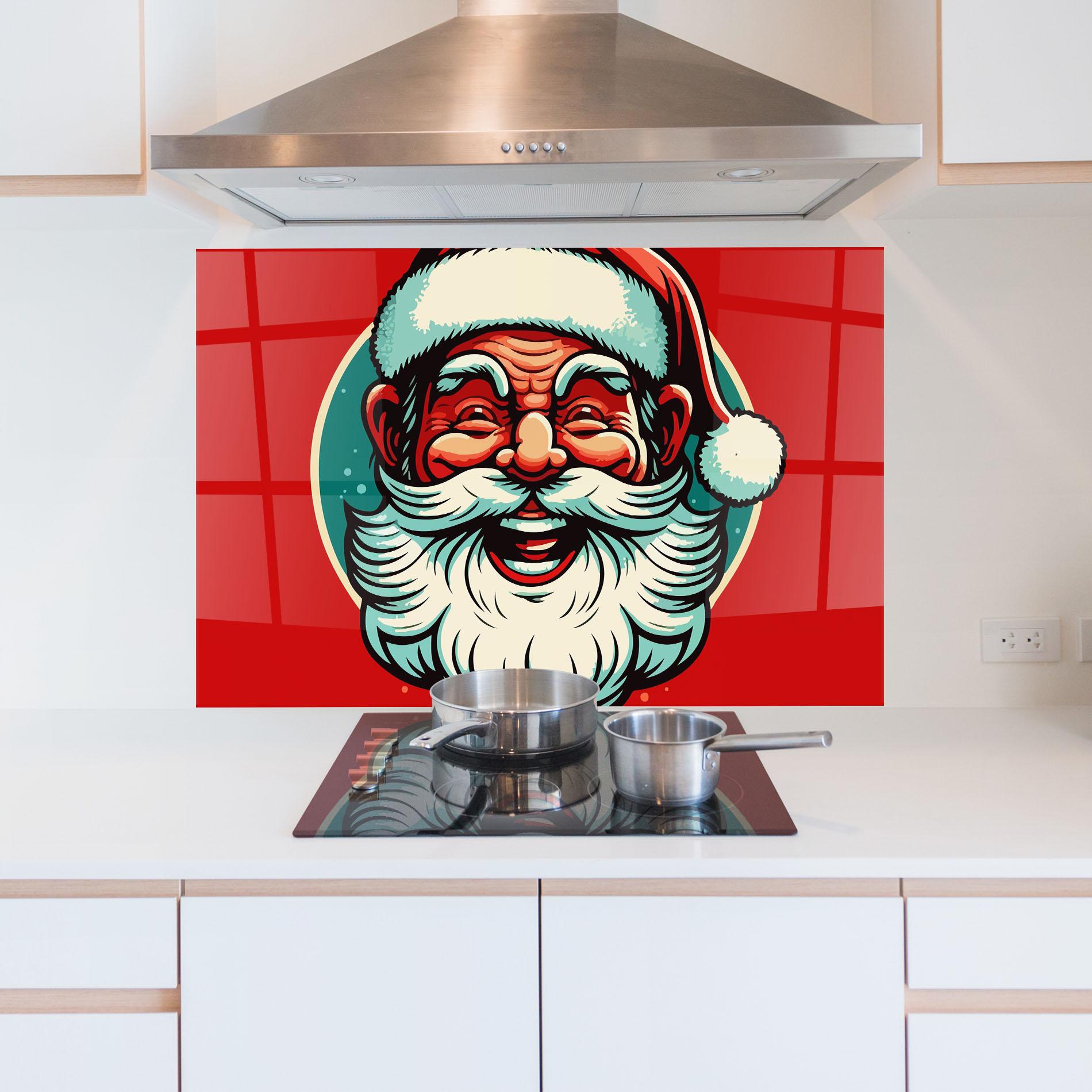 Panou Sticla Bucatarie Crazy Smile mockup 5