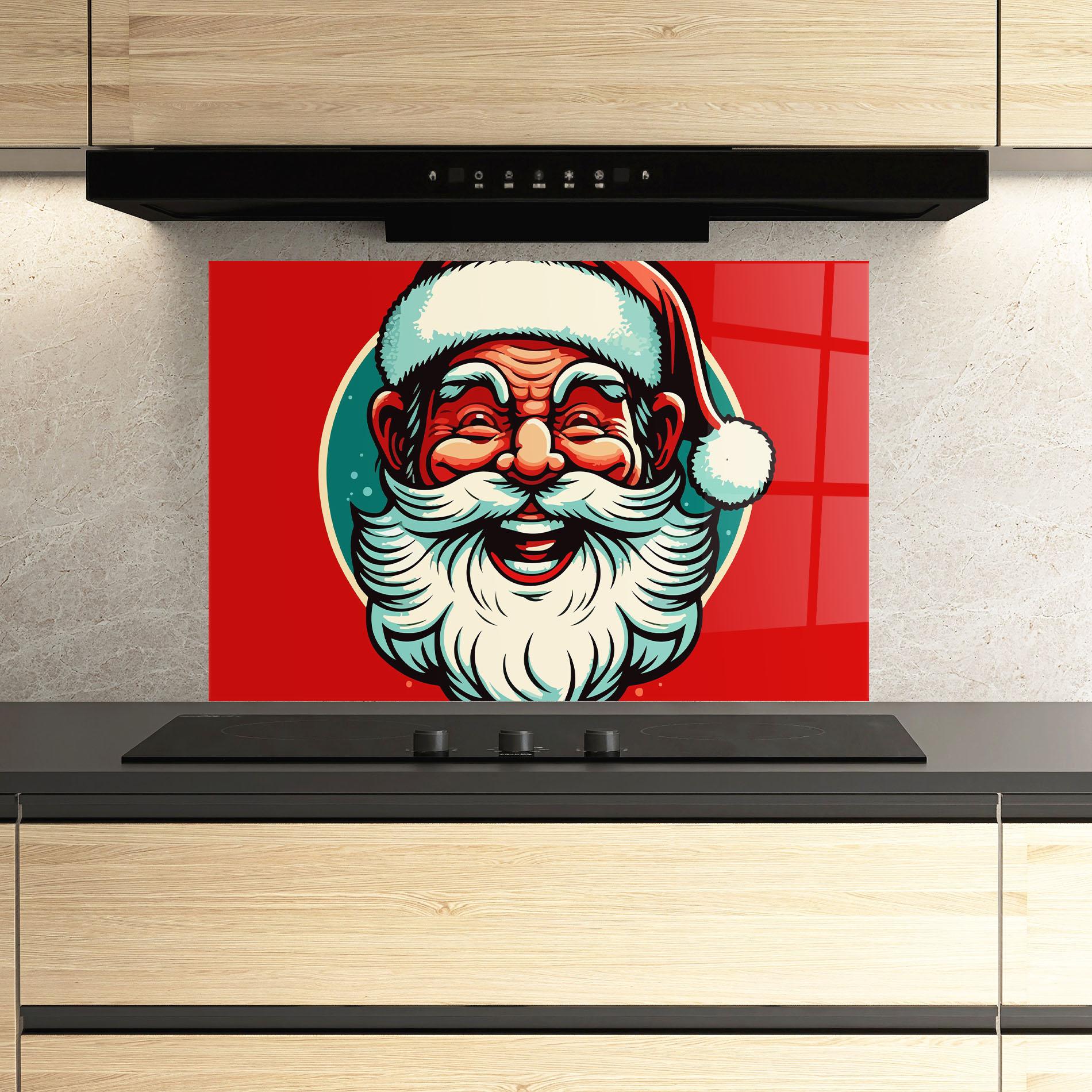 Panou Sticla Bucatarie Crazy Smile mockup 3