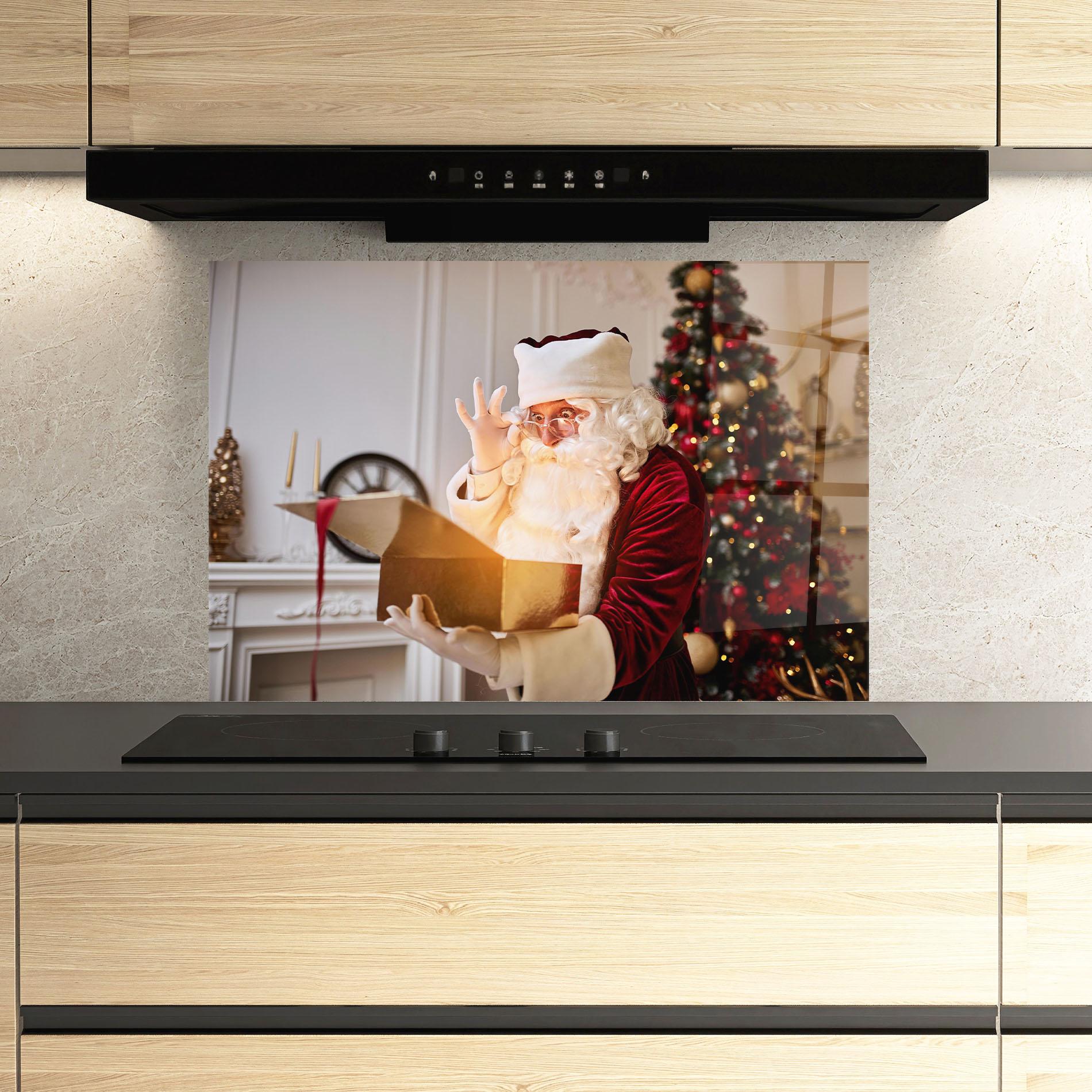 Panou Sticla Bucatarie Magical Glowing Gift mockup 3