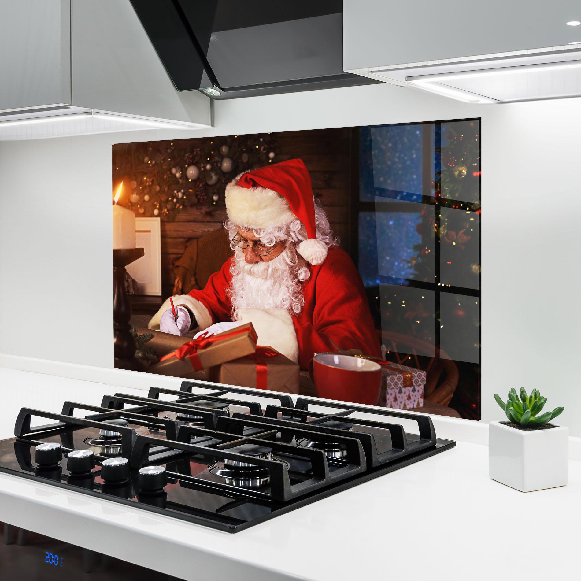 Panou Sticla Bucatarie Answering Christmas Letters mockup 6