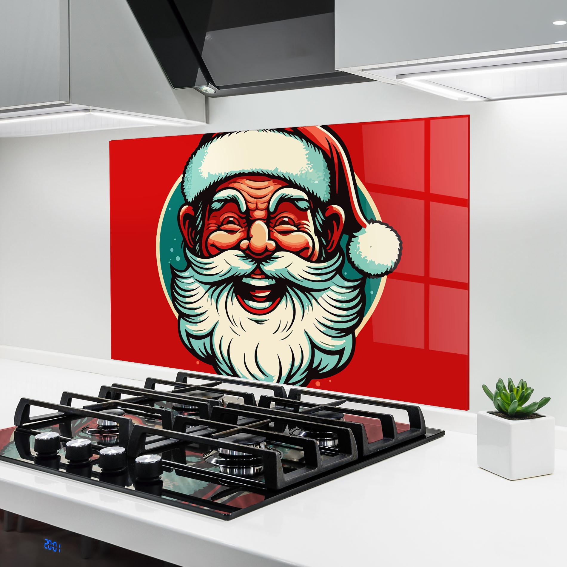 Panou Sticla Bucatarie Crazy Smile mockup 6