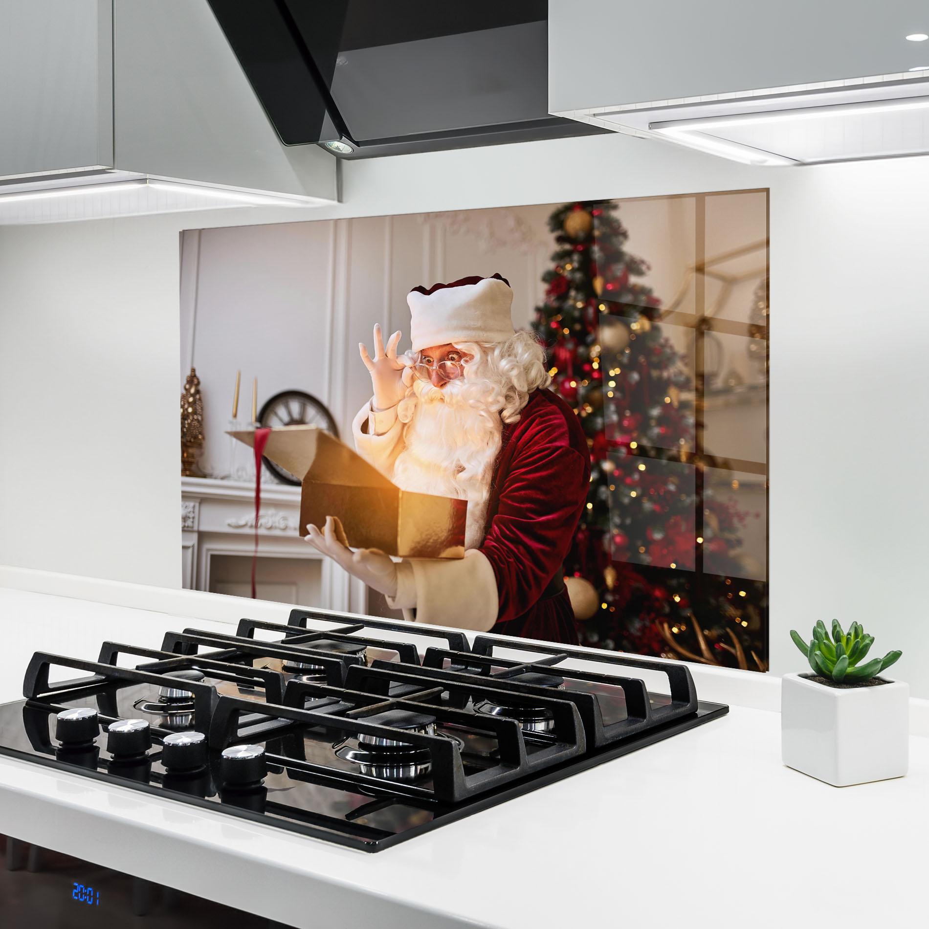 Panou Sticla Bucatarie Magical Glowing Gift mockup 6