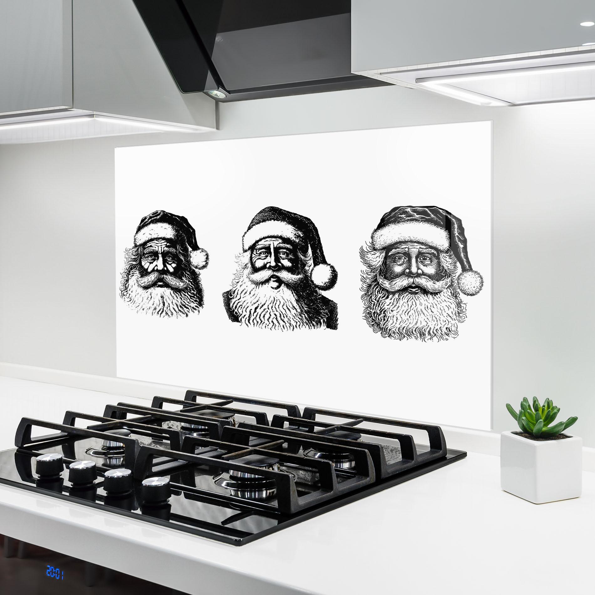 Panou Sticla Bucatarie Santa Draw mockup 6