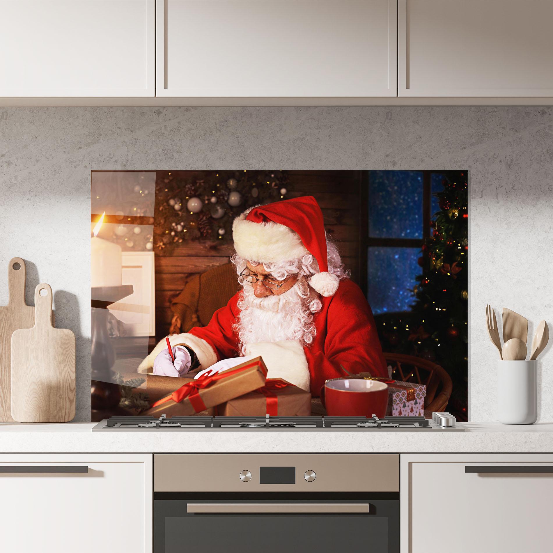 Panou Sticla Bucatarie Answering Christmas Letters mockup 7