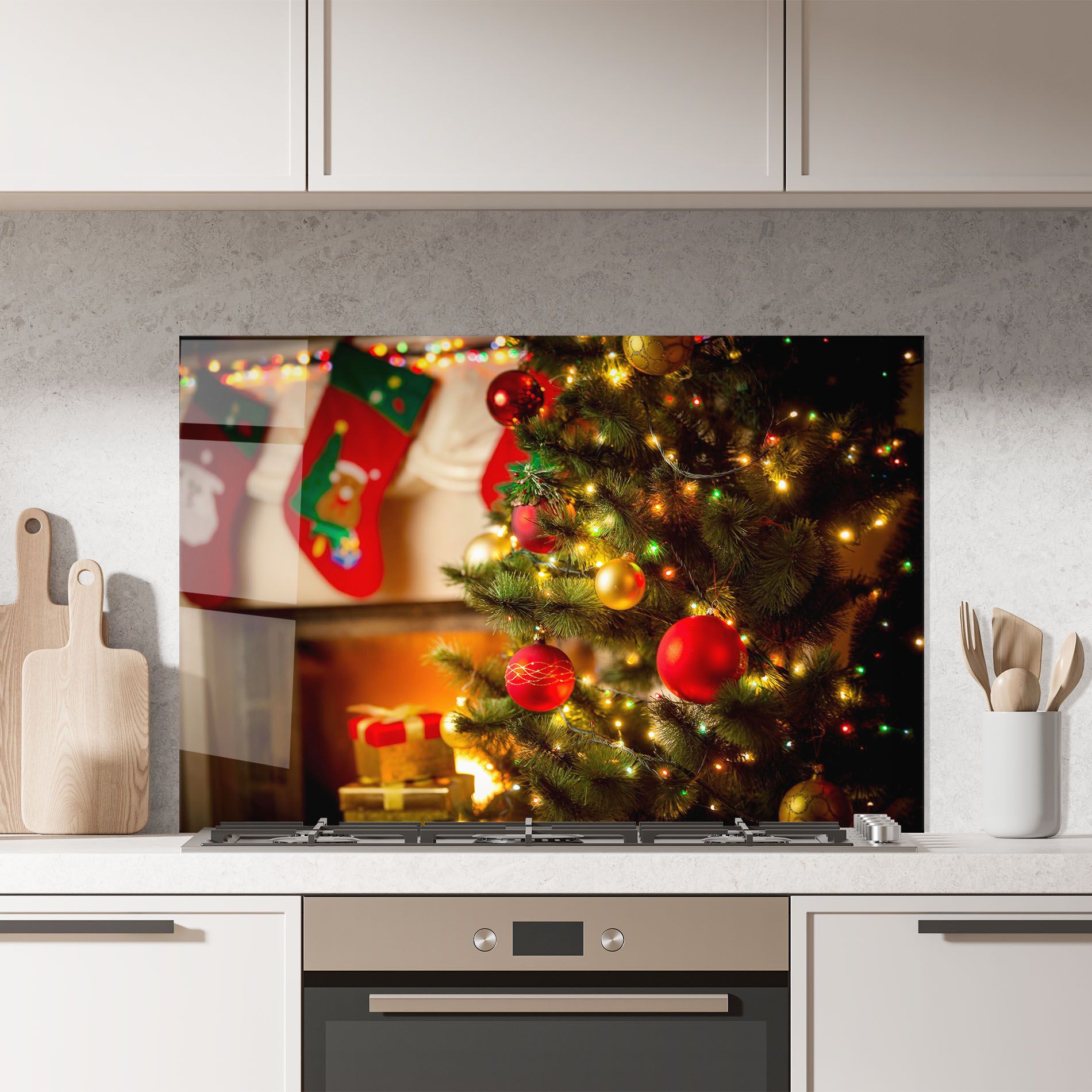 Beautiful Fireplace mockup 7