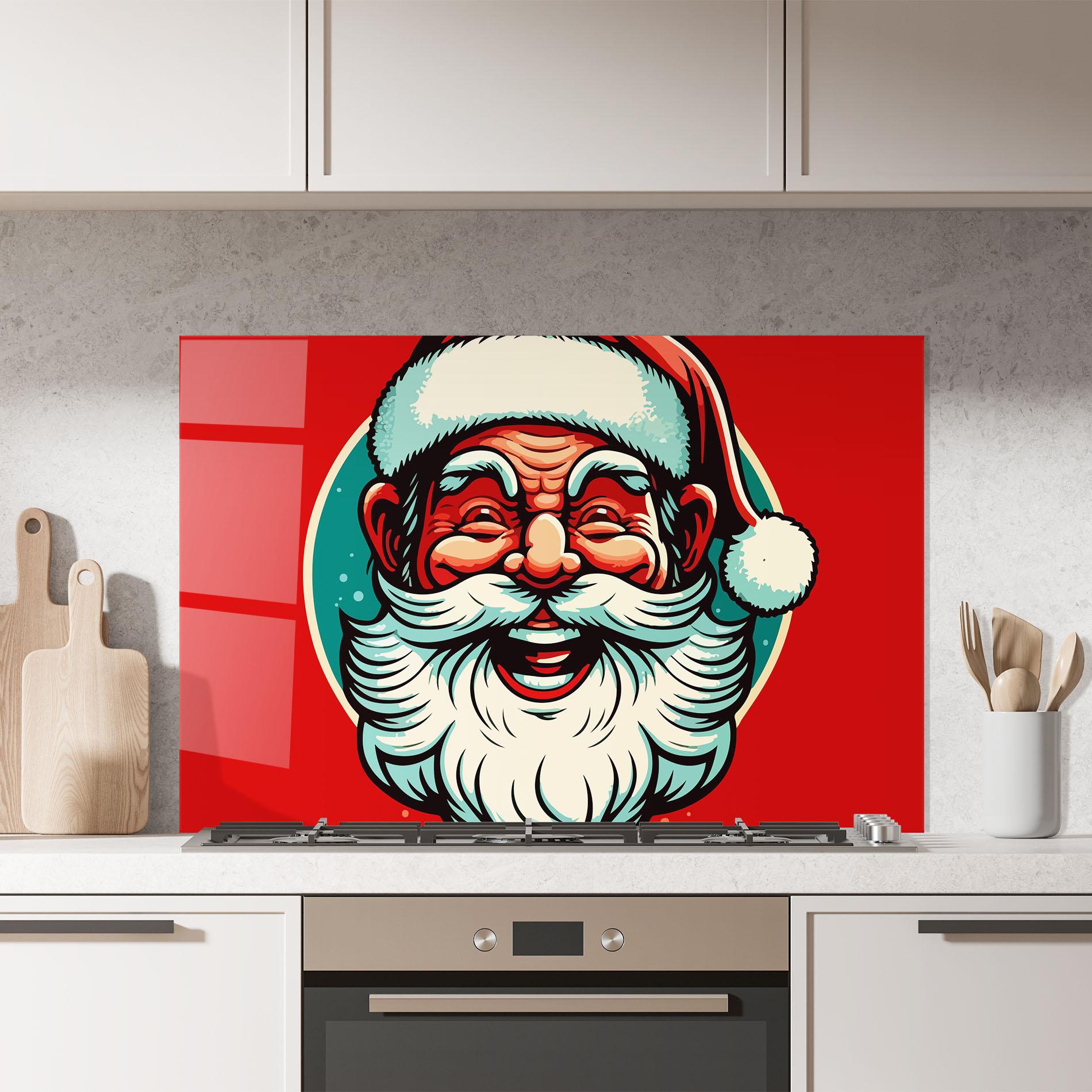 Panou Sticla Bucatarie Crazy Smile mockup 7