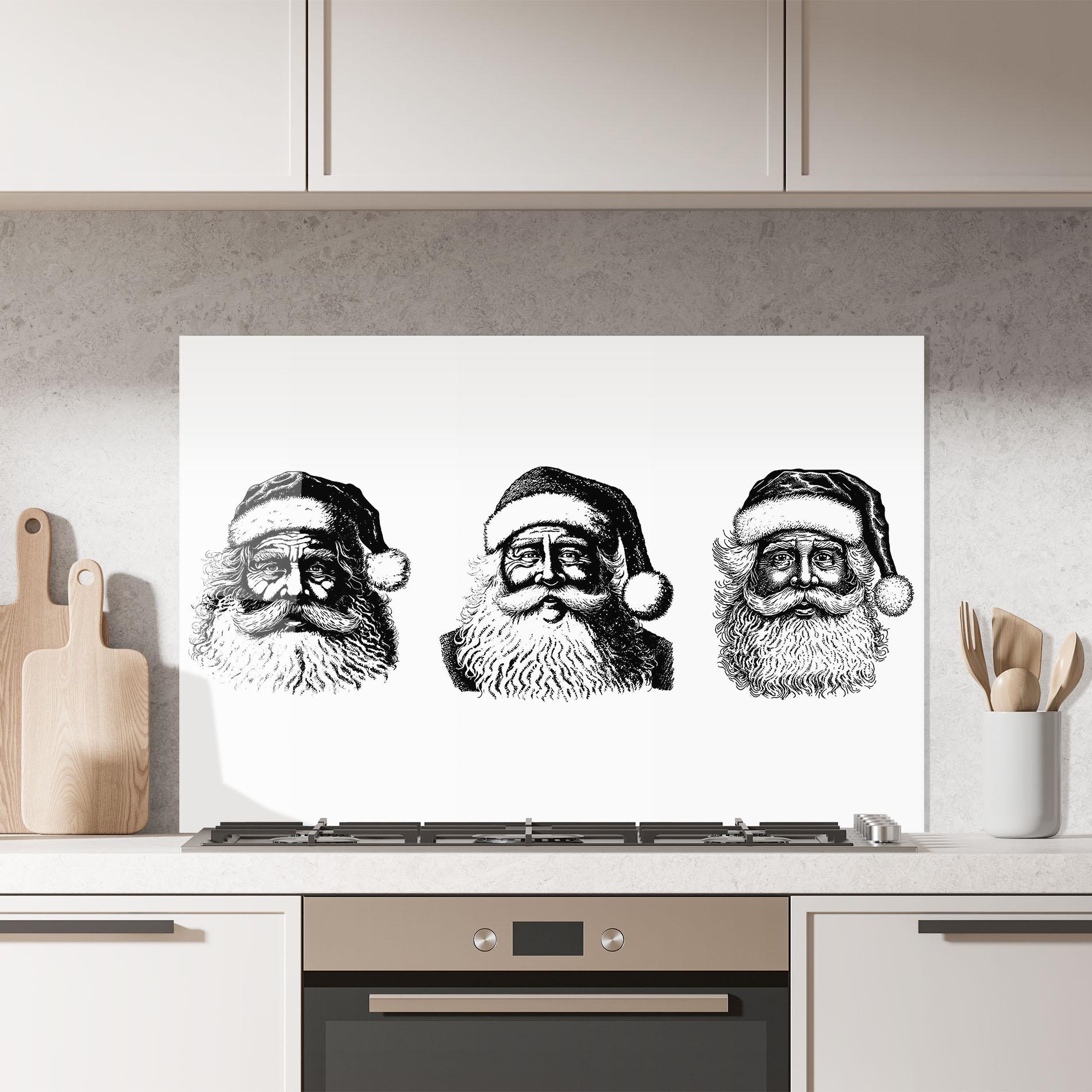 Panou Sticla Bucatarie Santa Draw mockup 7
