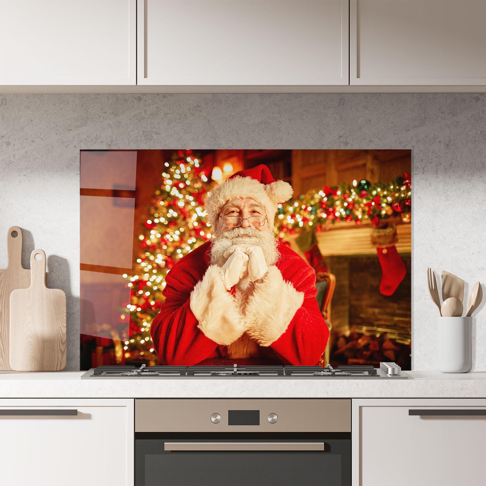 Panou Sticla Bucatarie Traditional Santa mockup 7