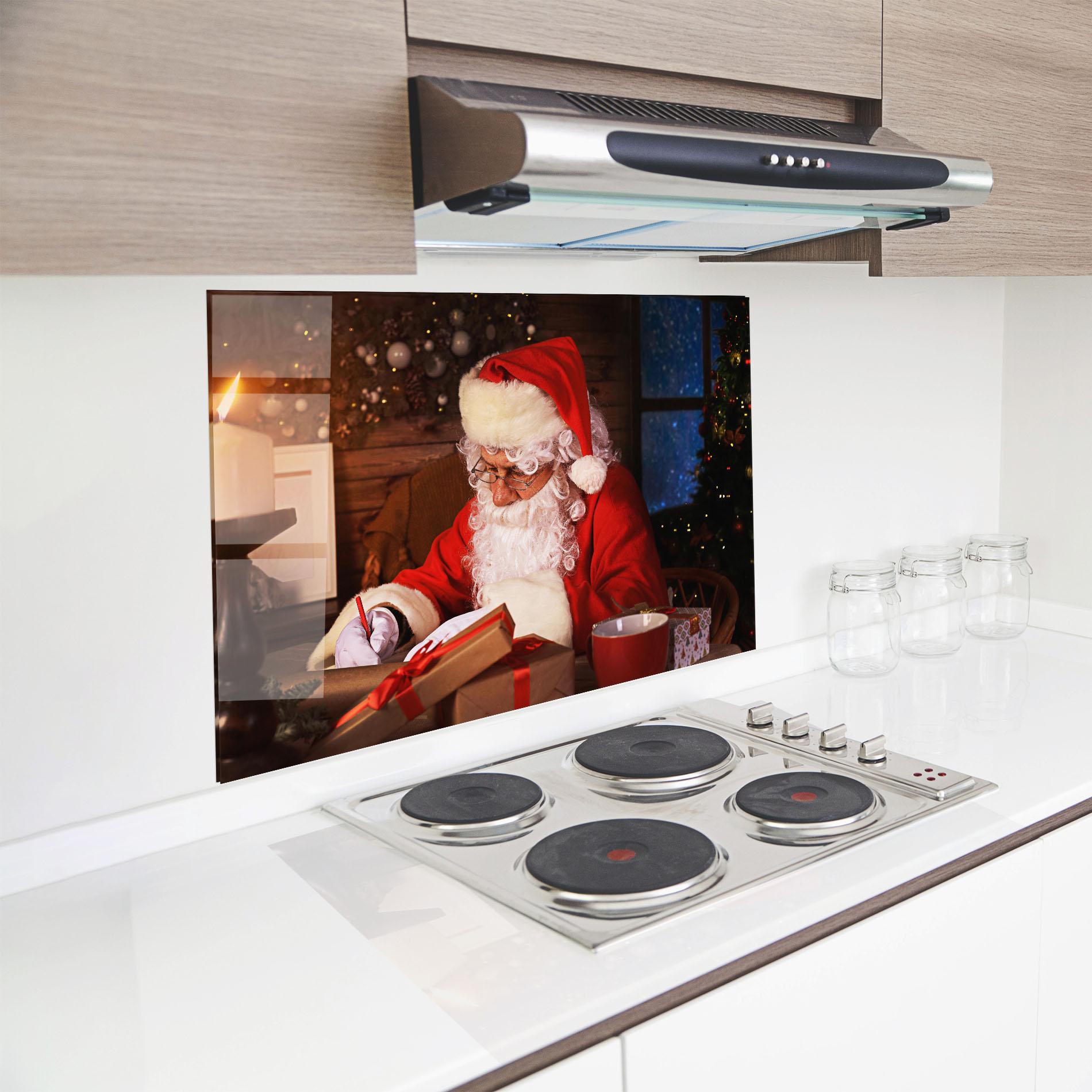 Panou Sticla Bucatarie Answering Christmas Letters mockup 8