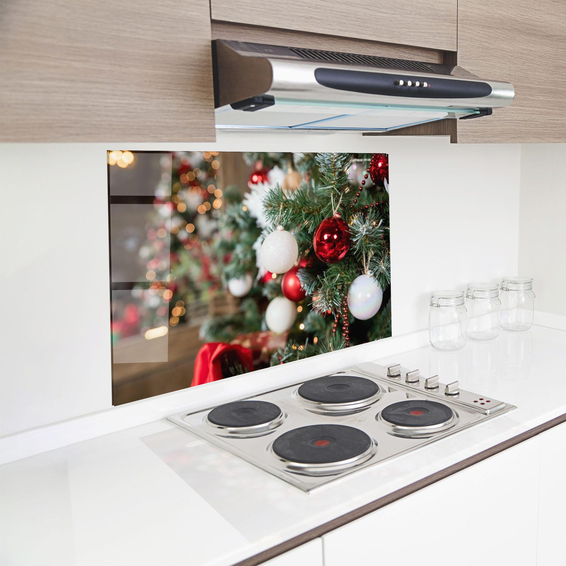 Panou Sticla Bucatarie Magic Christmas Home mockup 8