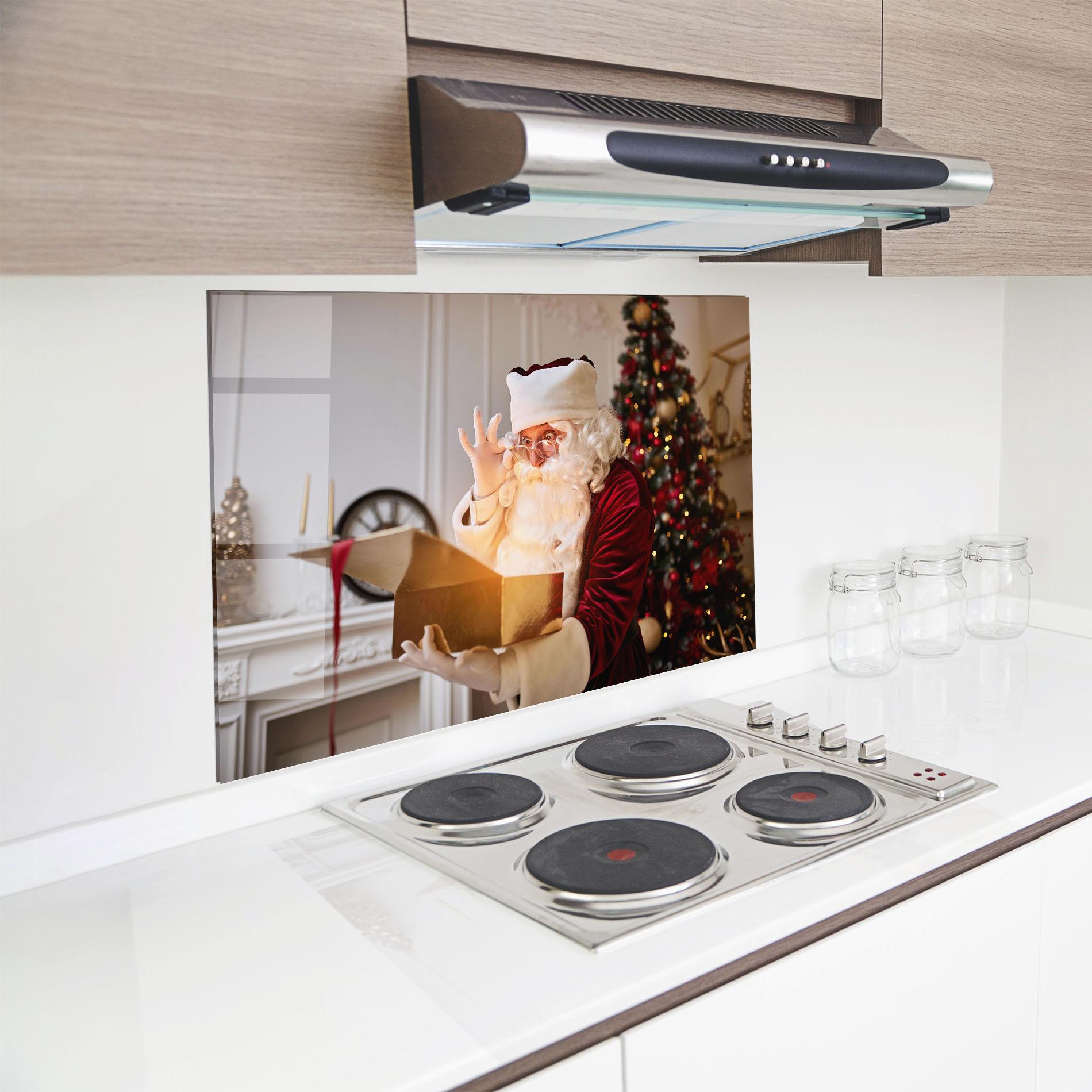 Panou Sticla Bucatarie Magical Glowing Gift mockup 8