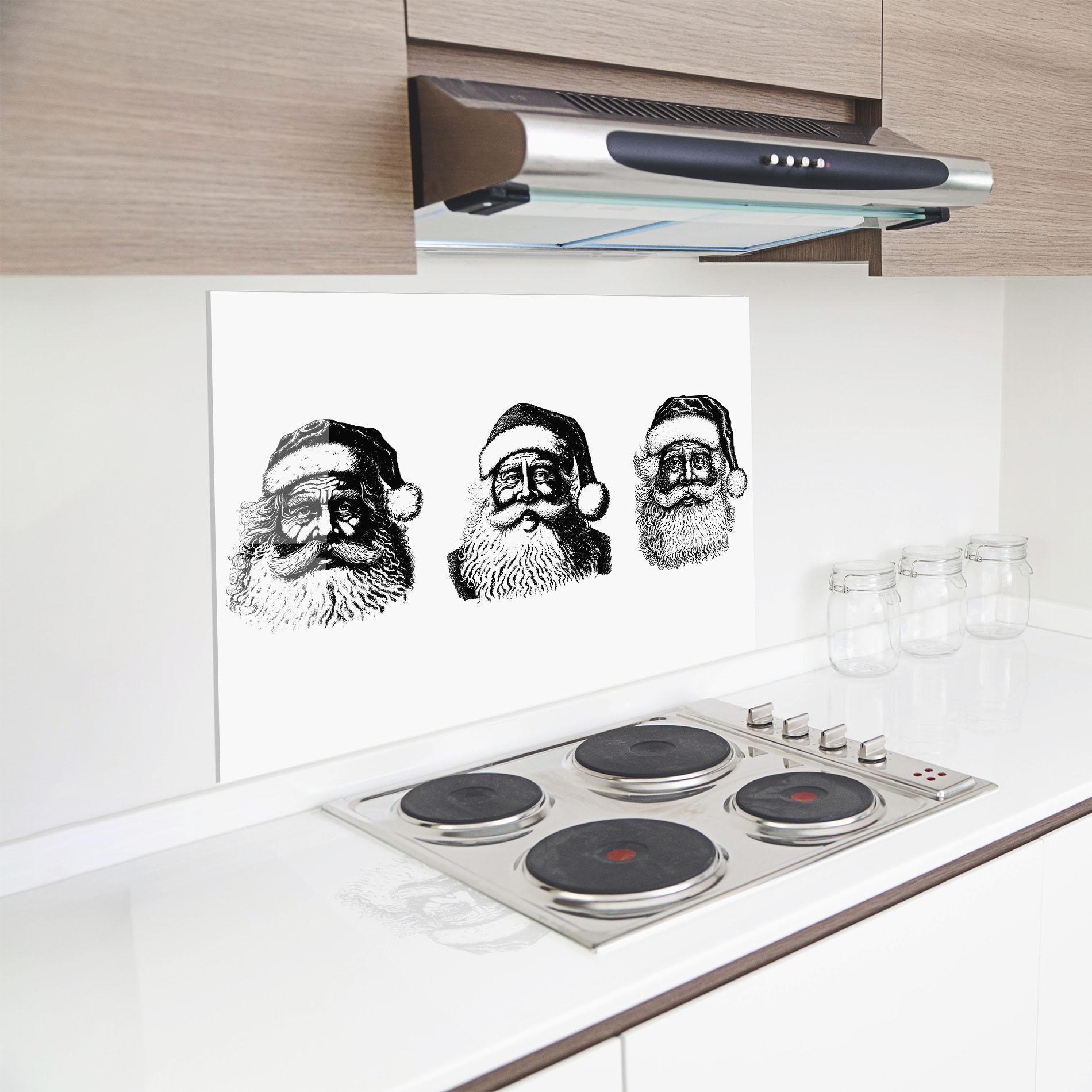 Panou Sticla Bucatarie Santa Draw mockup 8