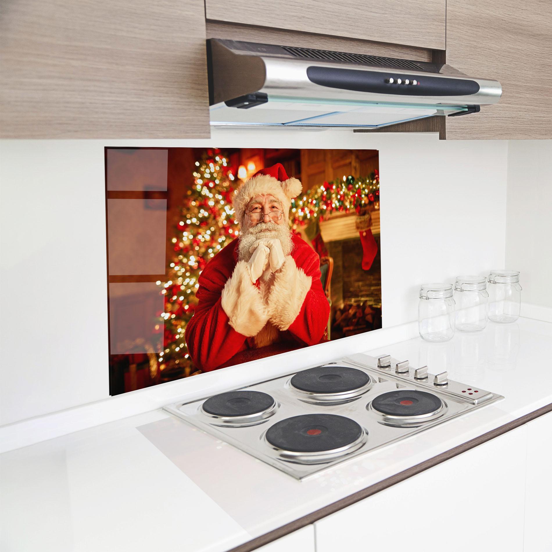 Panou Sticla Bucatarie Traditional Santa mockup 8