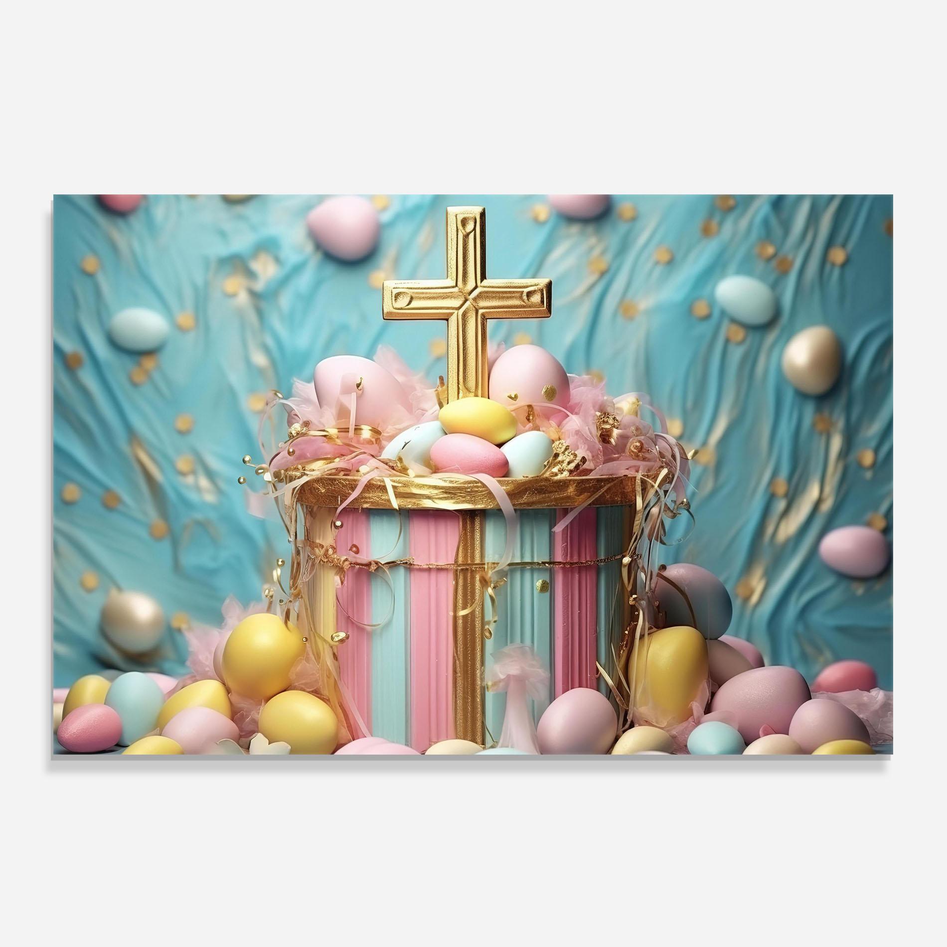 Panou Sticla Bucatarie Easter Egg Decor mockup 0