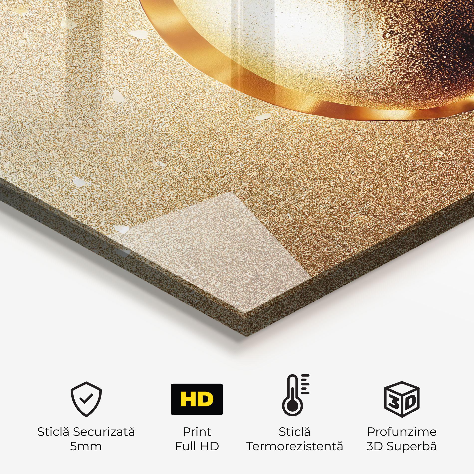 Panou Sticla Bucatarie Golden Egg Chocolate mockup 2