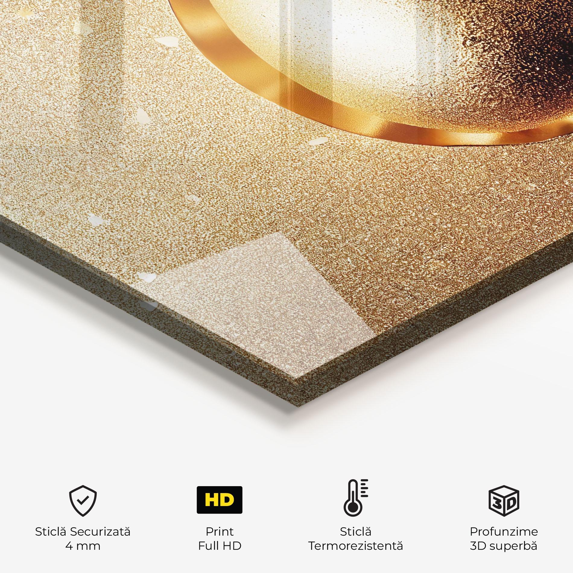 Panou Sticla Bucatarie Golden Egg Chocolate mockup 2