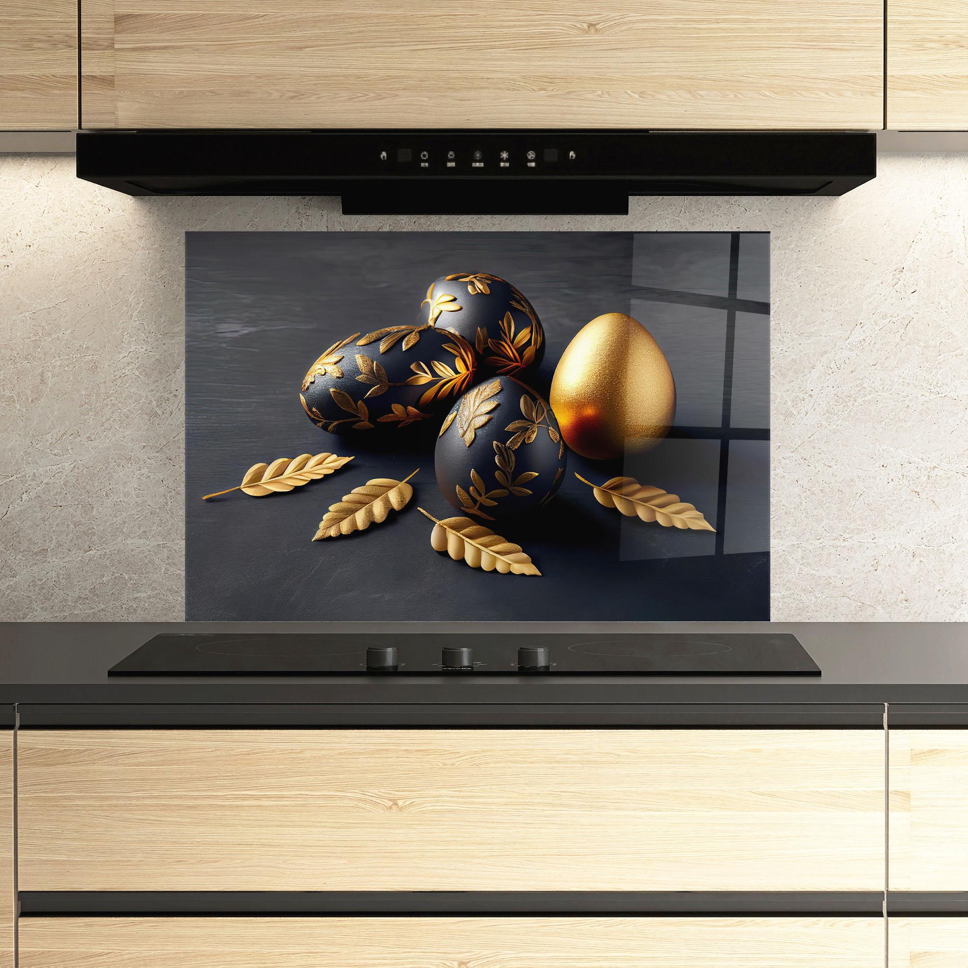 Panou Sticla Bucatarie Black Gold Egs mockup 3