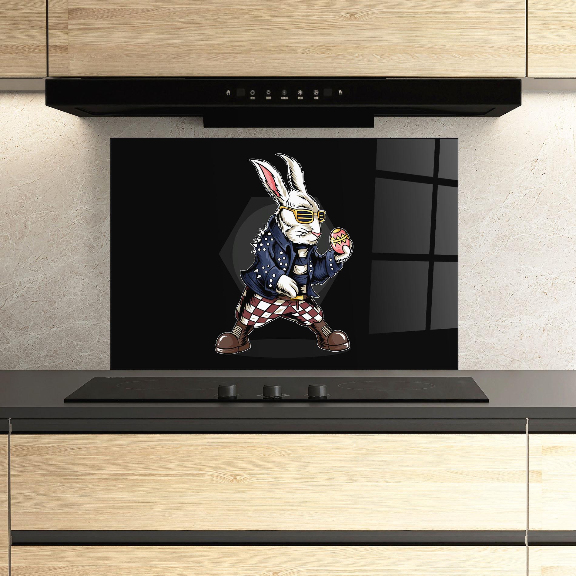 Panou Sticla Bucatarie Rabbit Rock mockup 3
