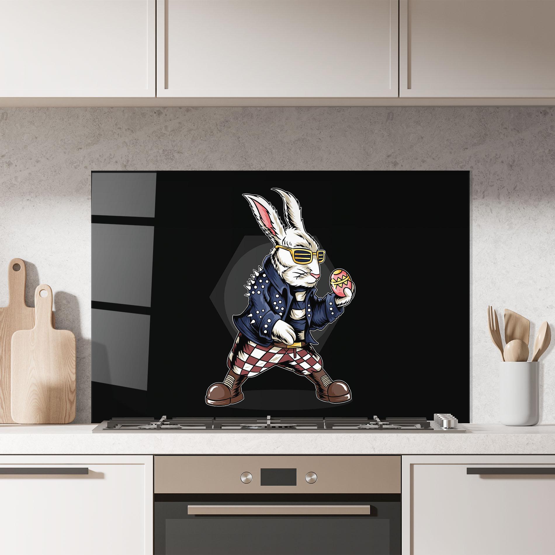 Panou Sticla Bucatarie Rabbit Rock mockup 7