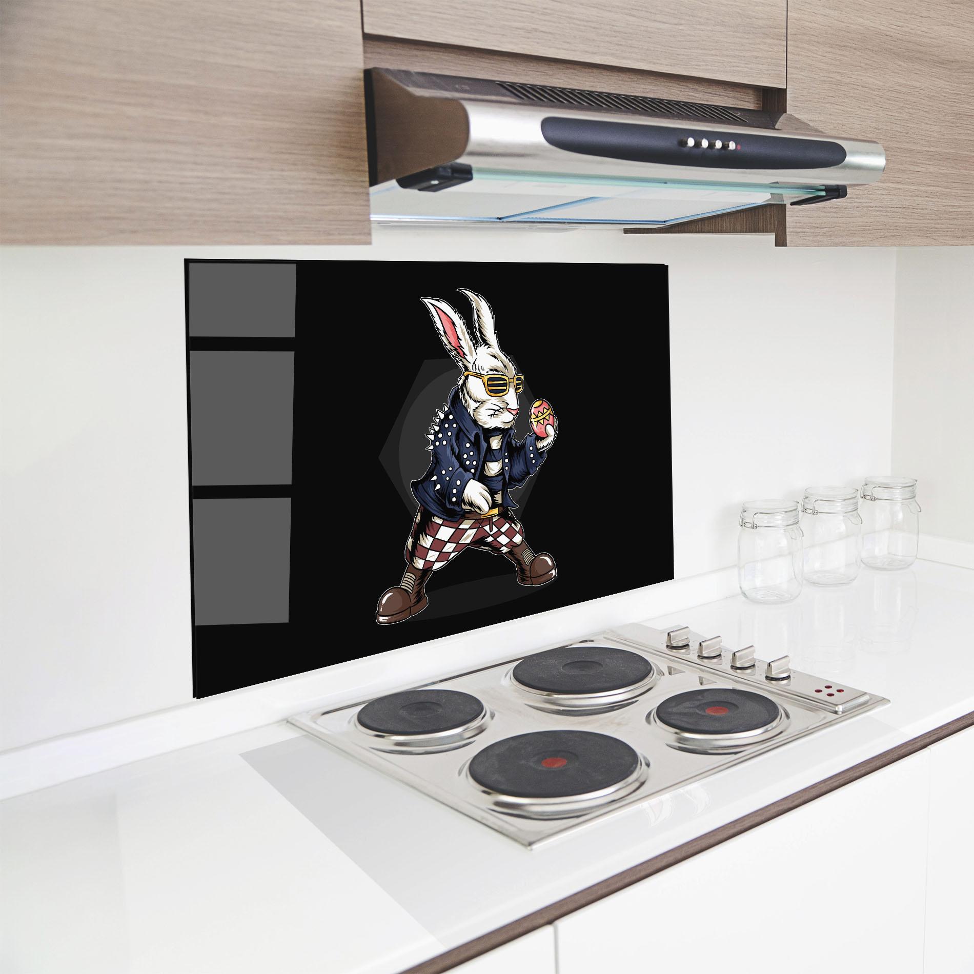 Panou Sticla Bucatarie Rabbit Rock mockup 8