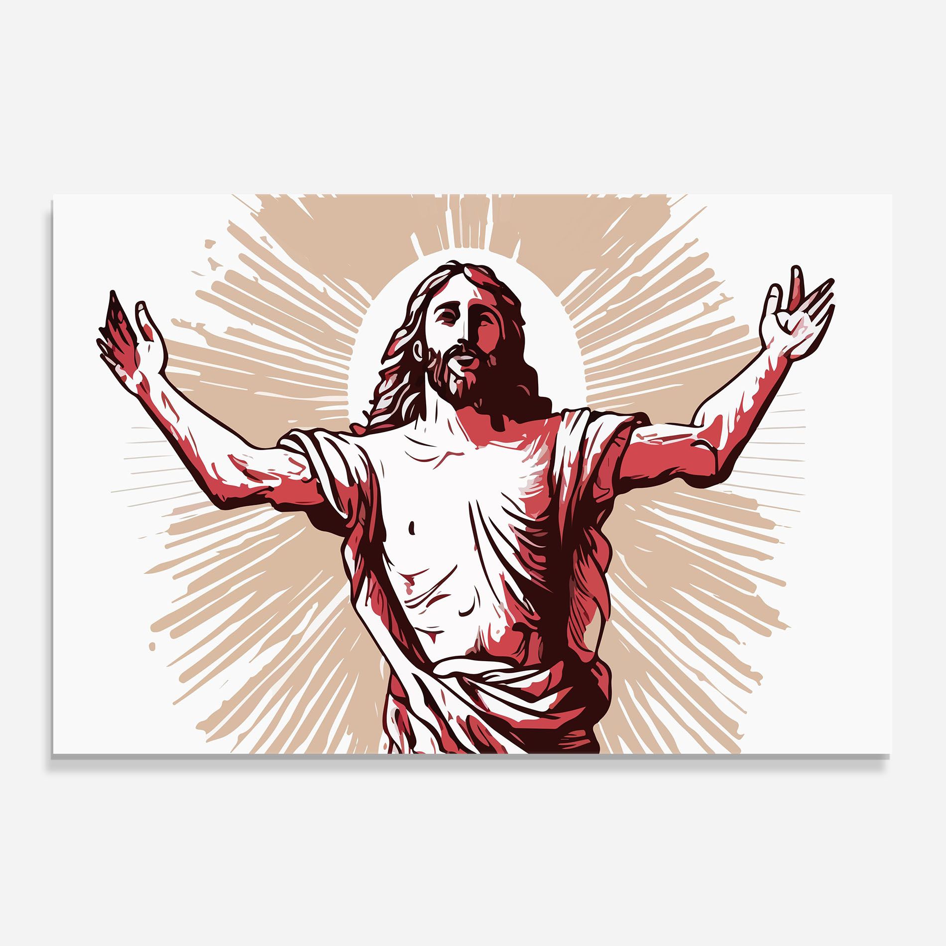 Artistic Jesus mockup 0