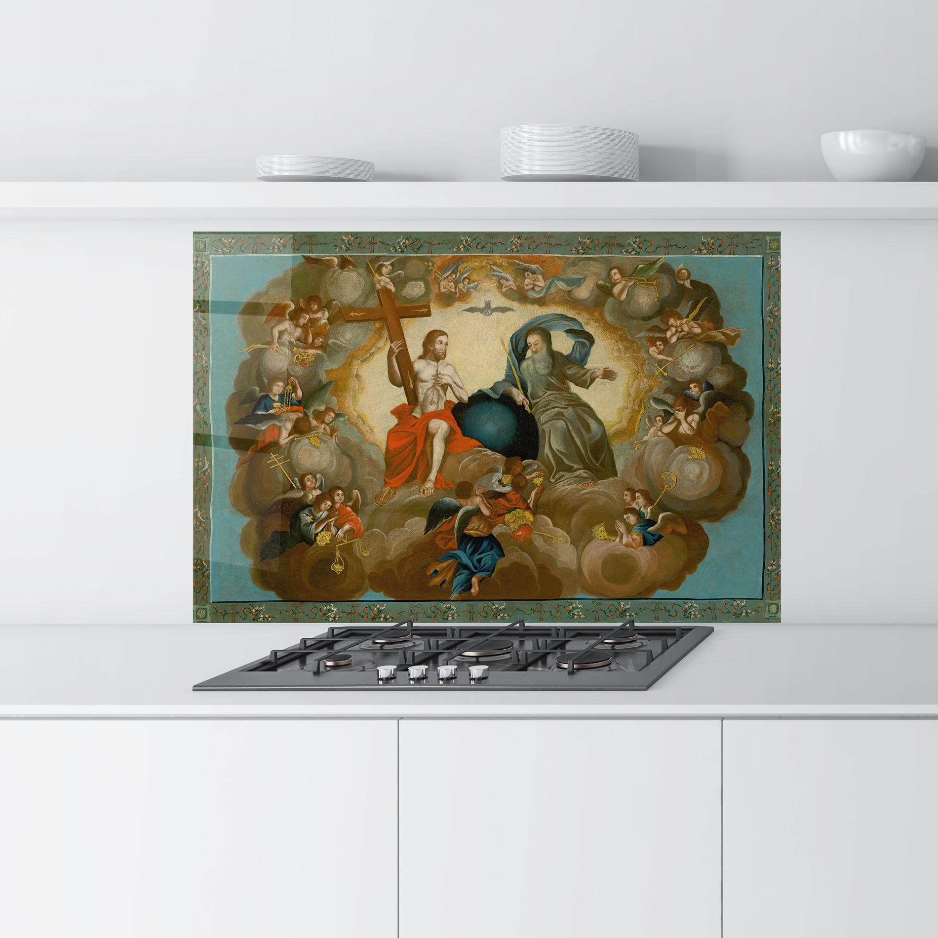 Panou Sticla Bucatarie Right Hand Cross mockup 9