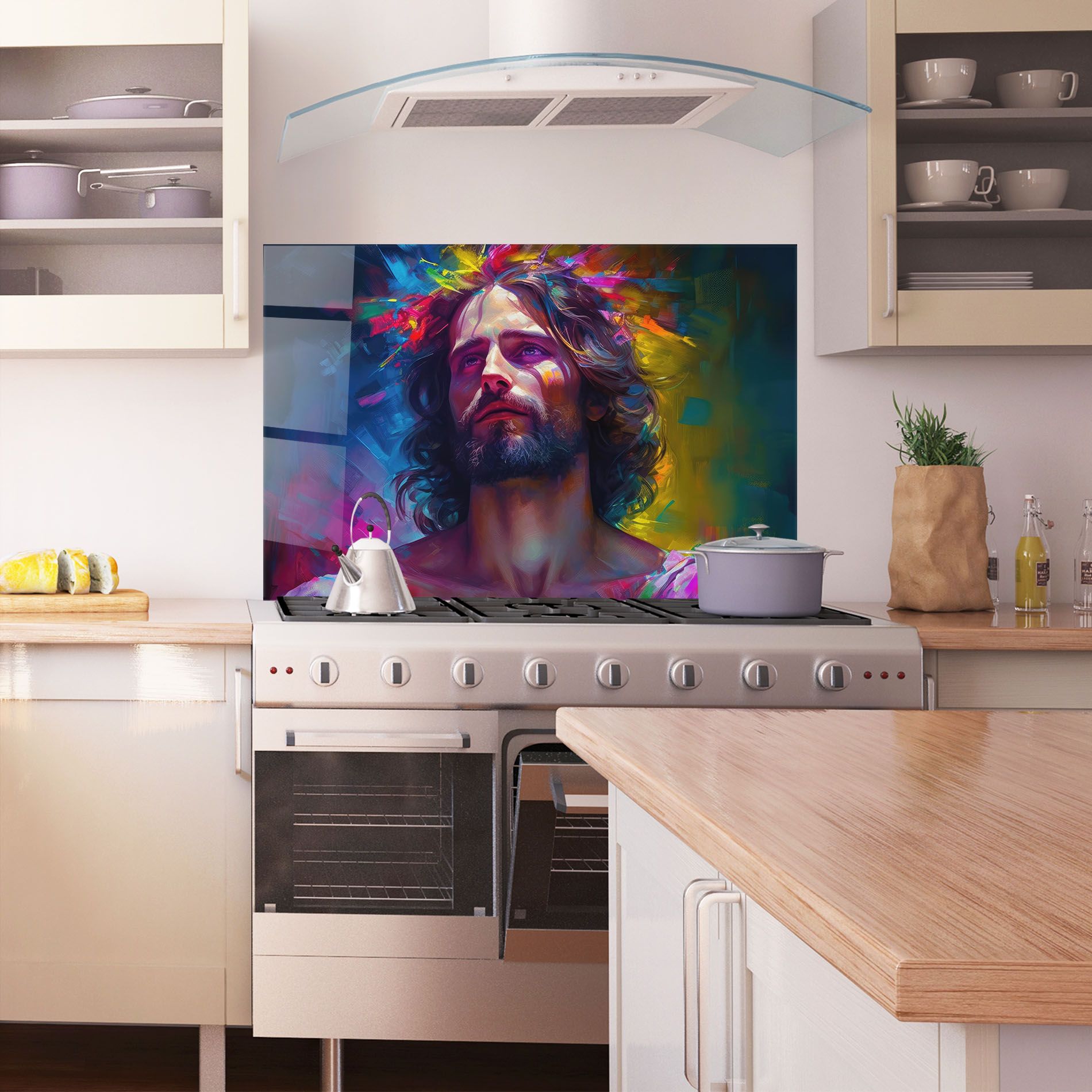 Colorful Creative Jesus mockup 1